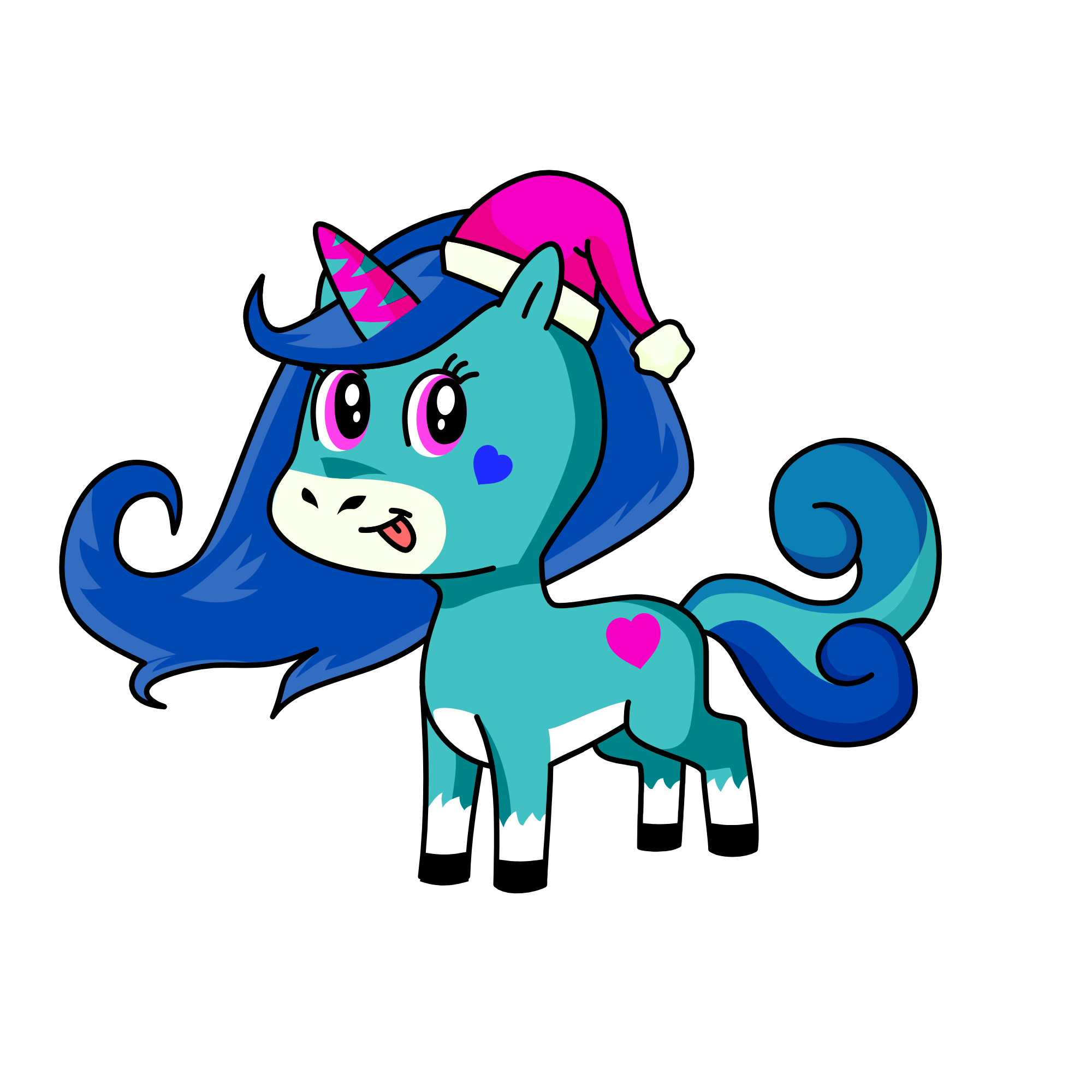 winter, the unicorn