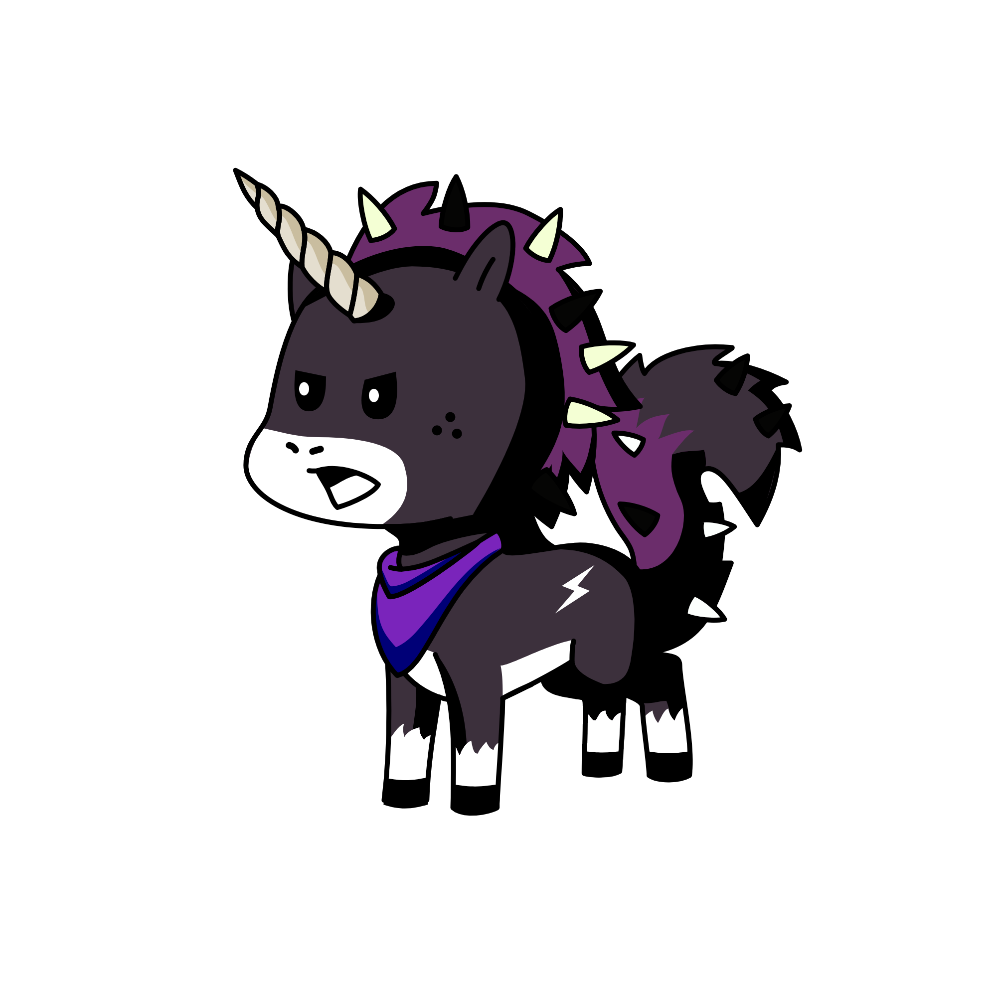dark, the unicorn