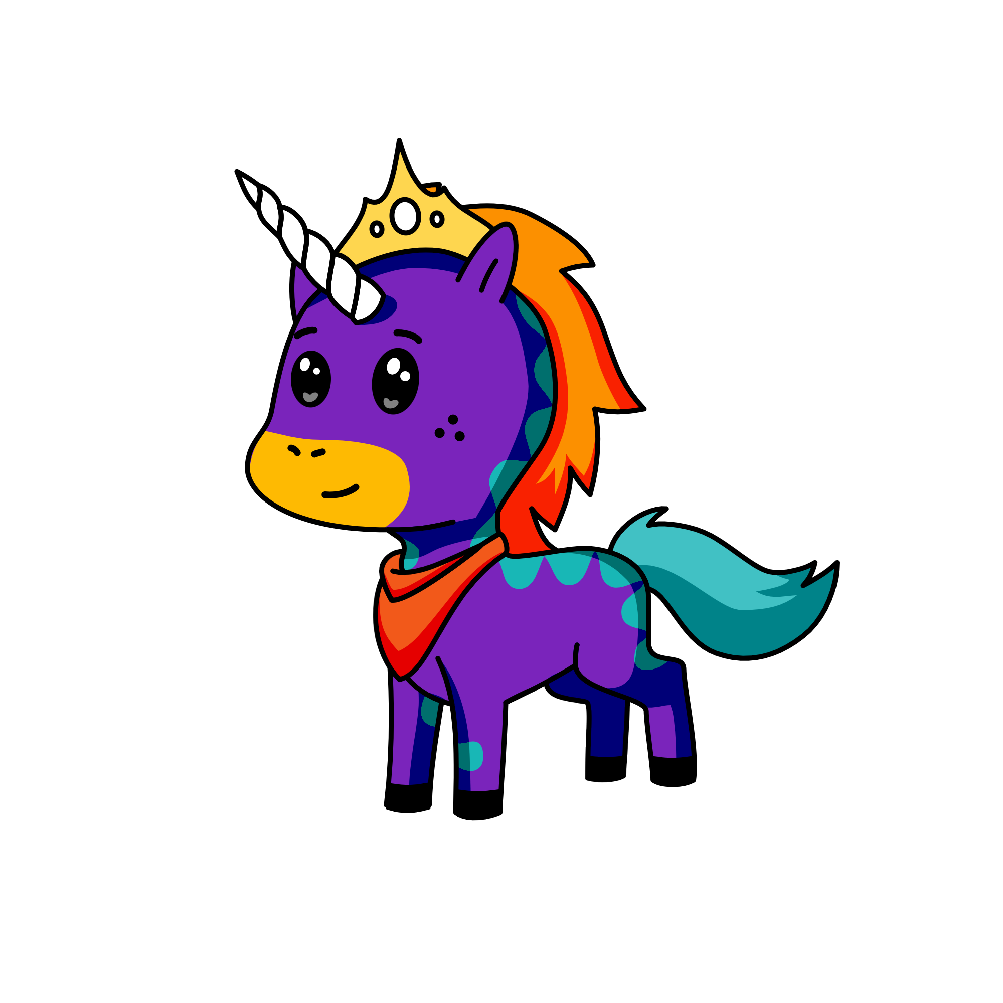 apple crumble, the unicorn
