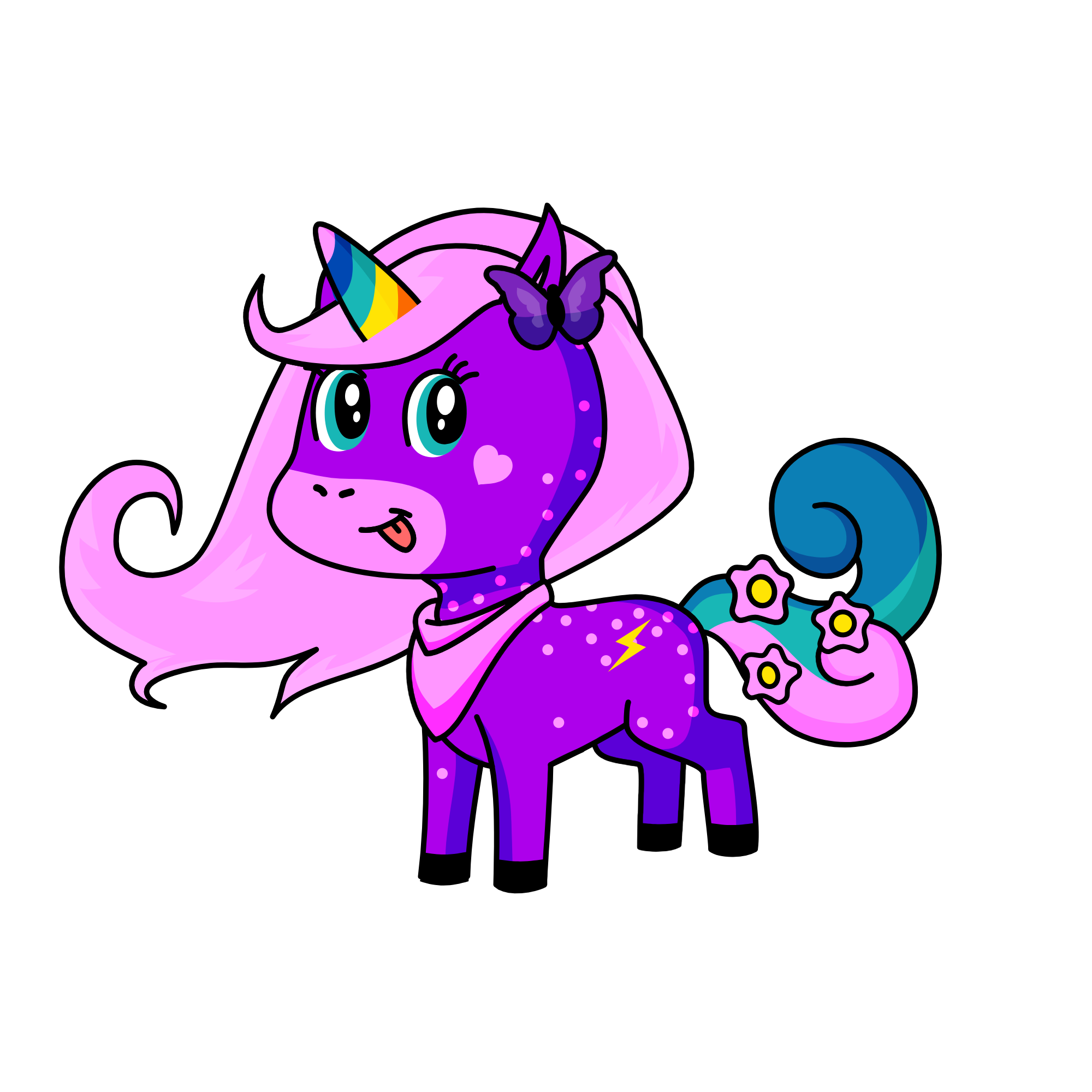 voilet, the unicorn
