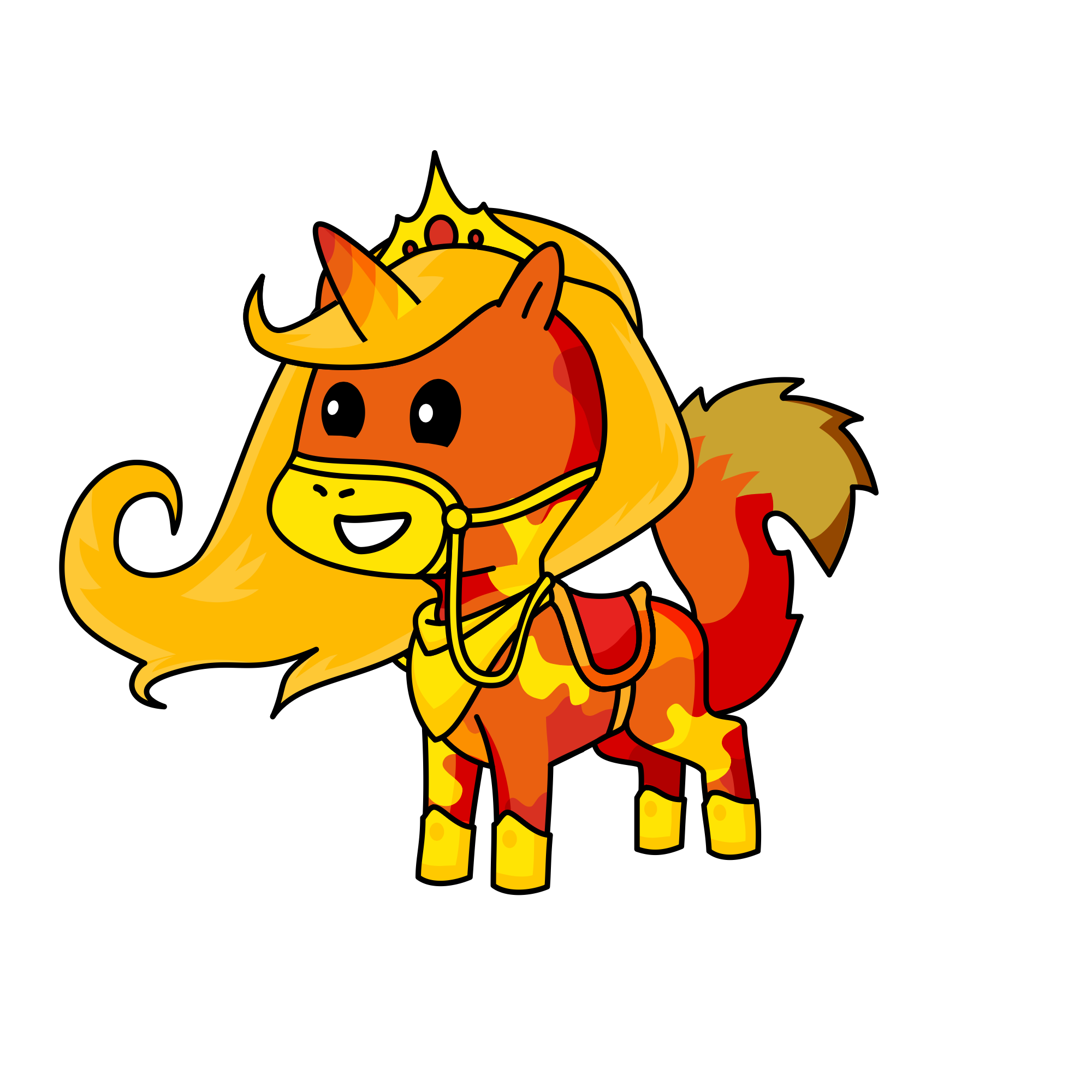 Fire, the unicorn