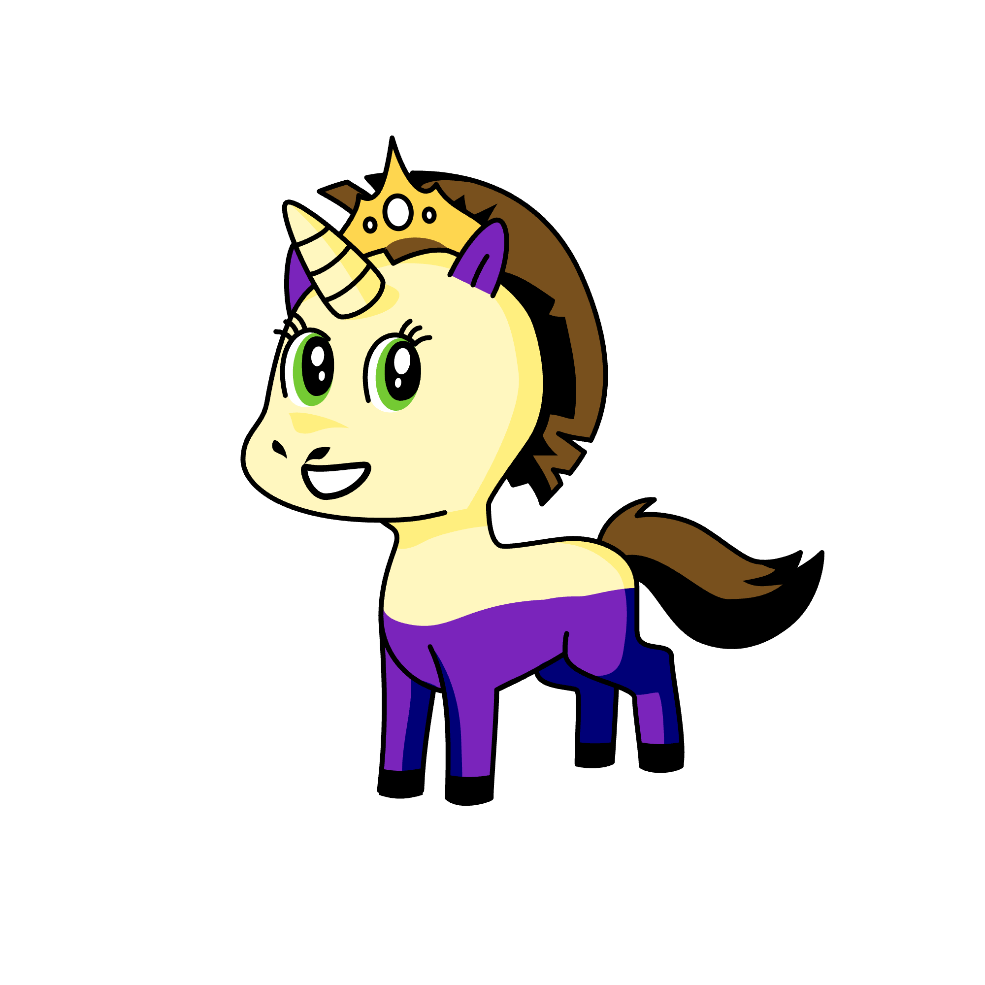 Mr. Stonepony, the unicorn