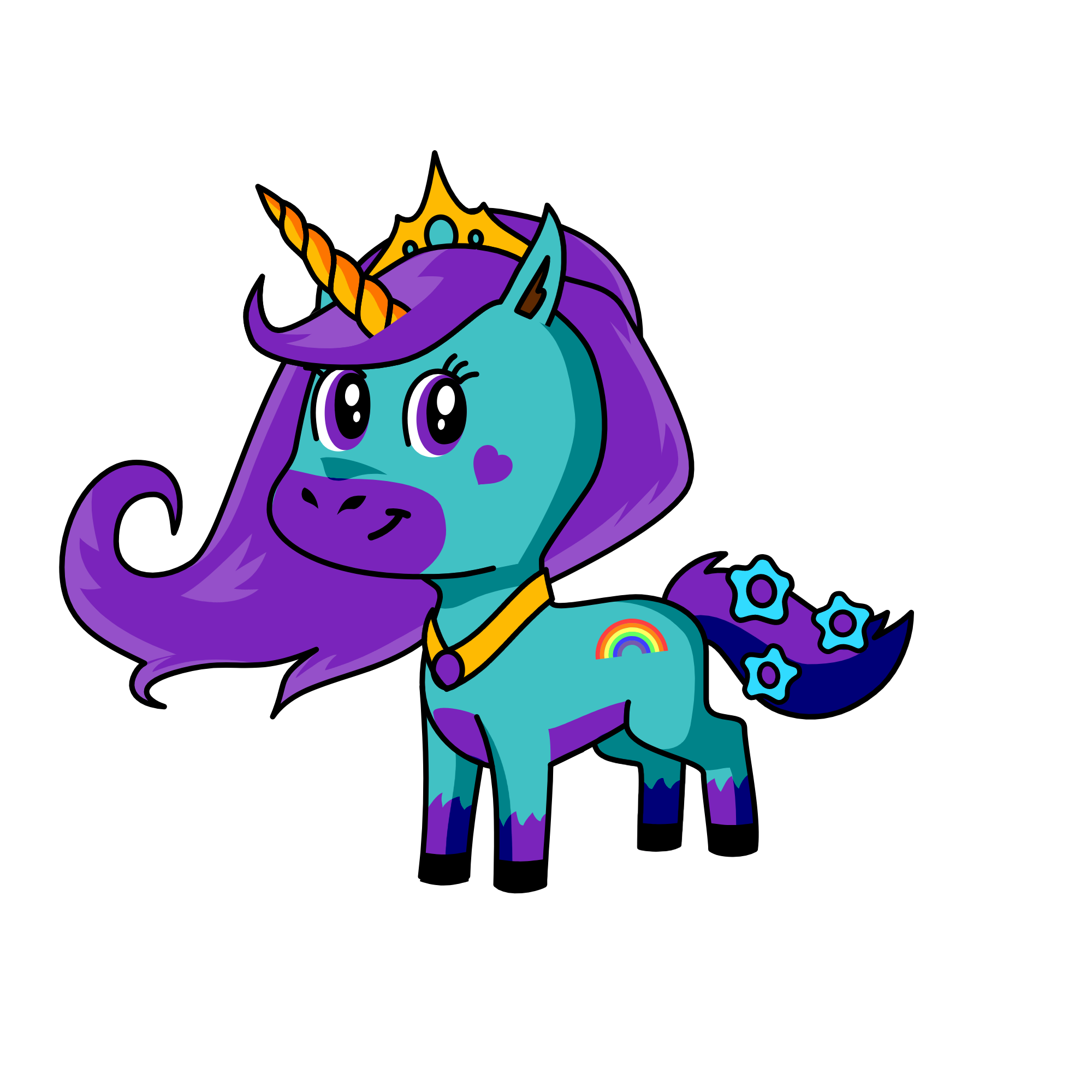 NightPrincess, the unicorn