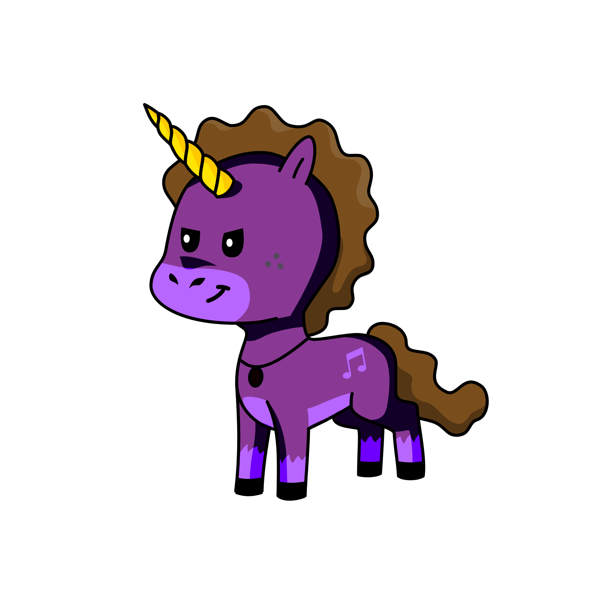 Aden Sparkle Butt, the unicorn