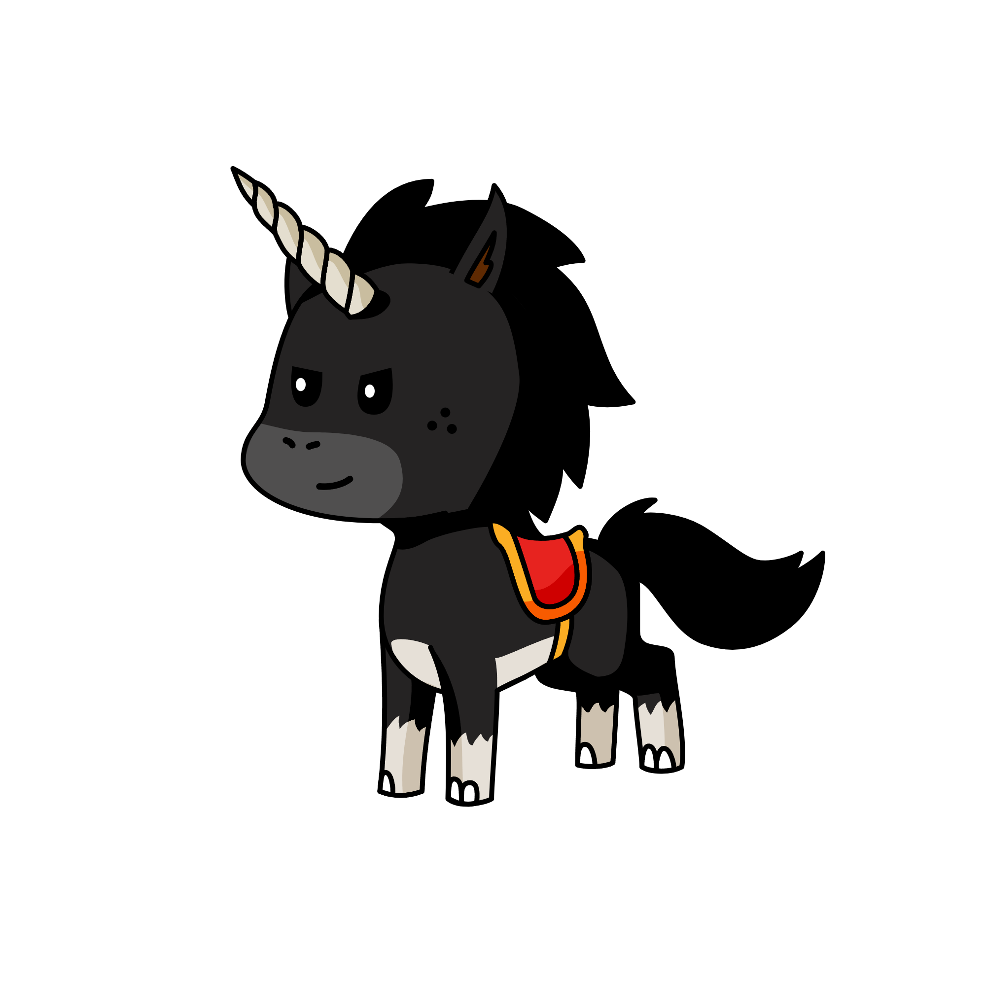 Scoundrells Luck, the unicorn