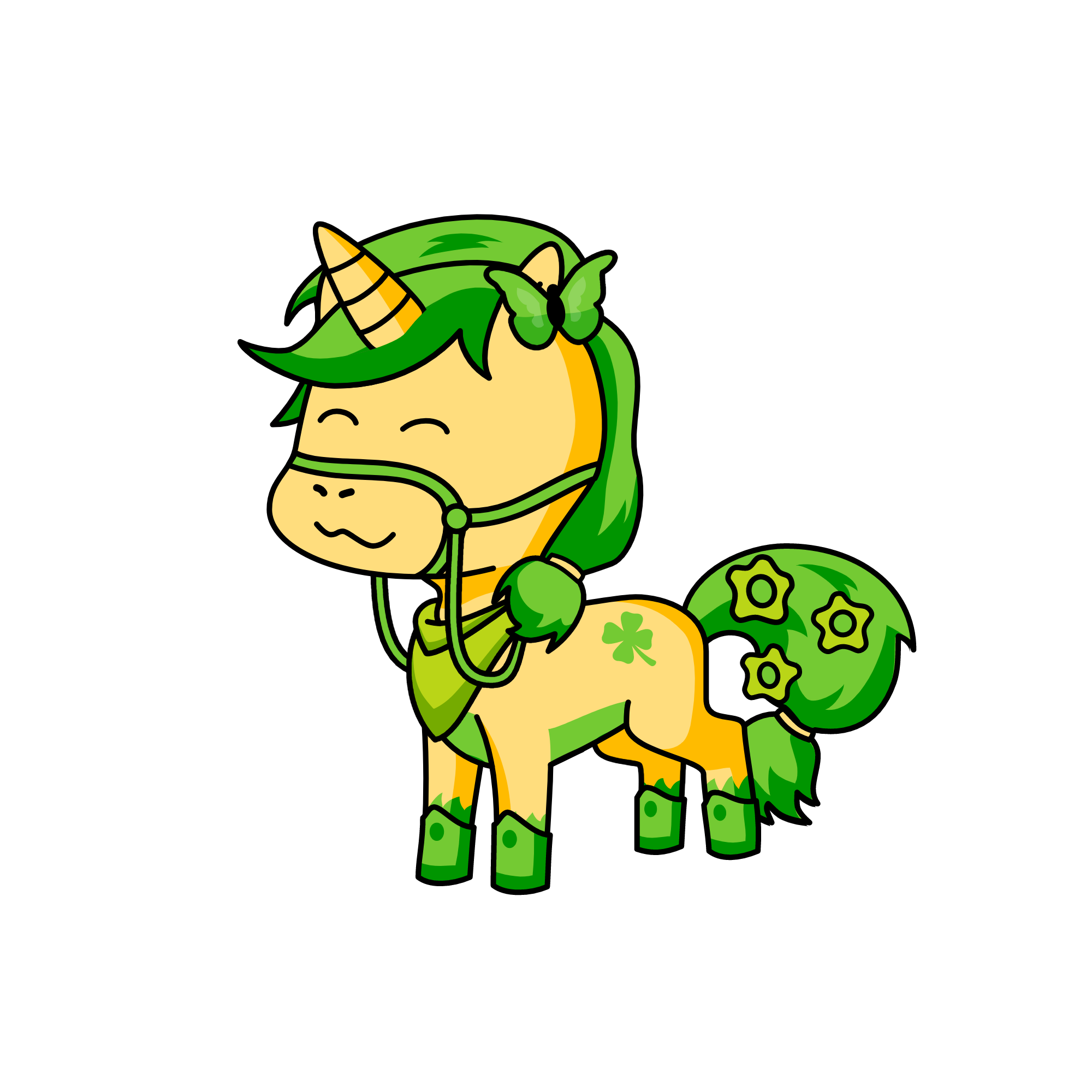 Leafy, the unicorn