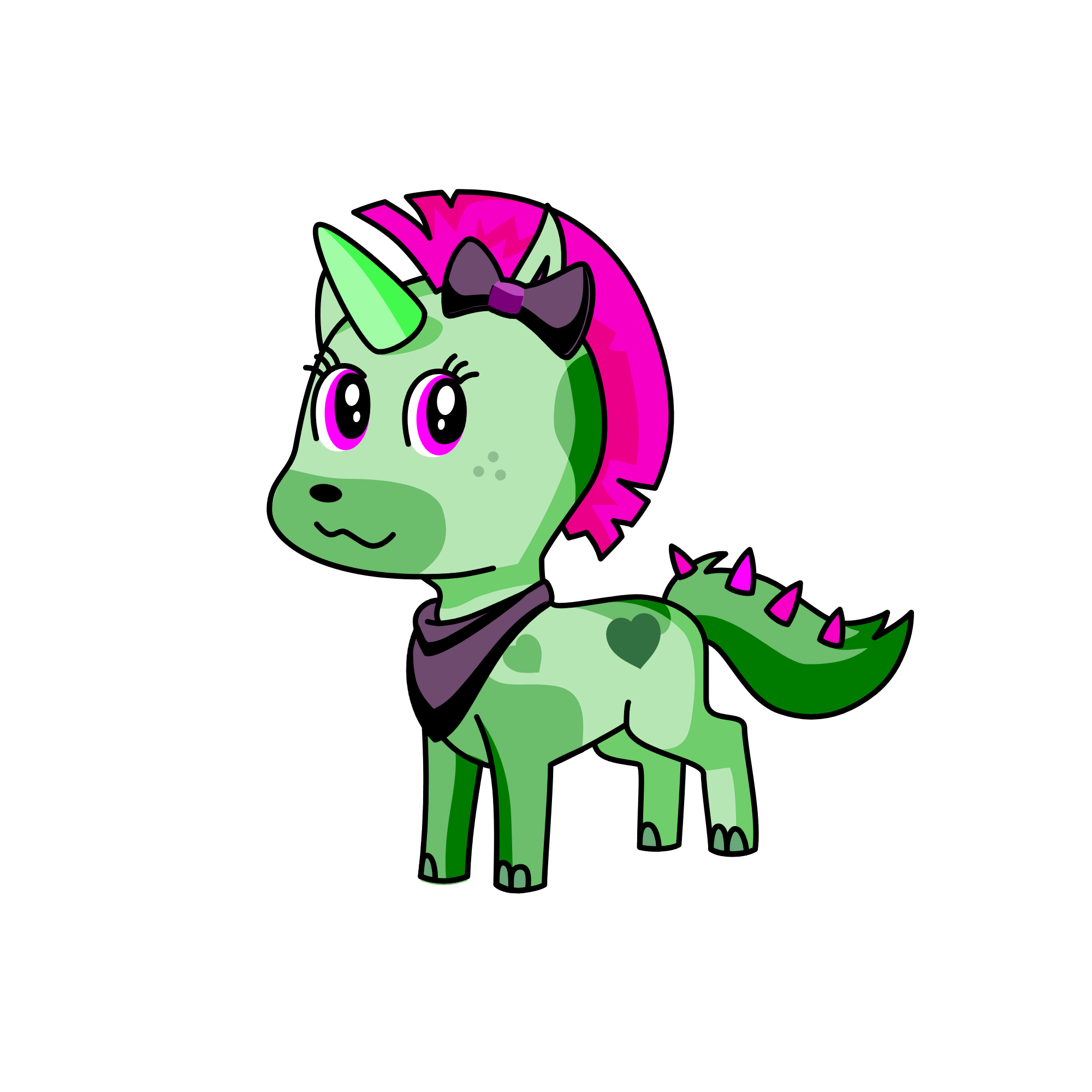 Twizzle, the unicorn