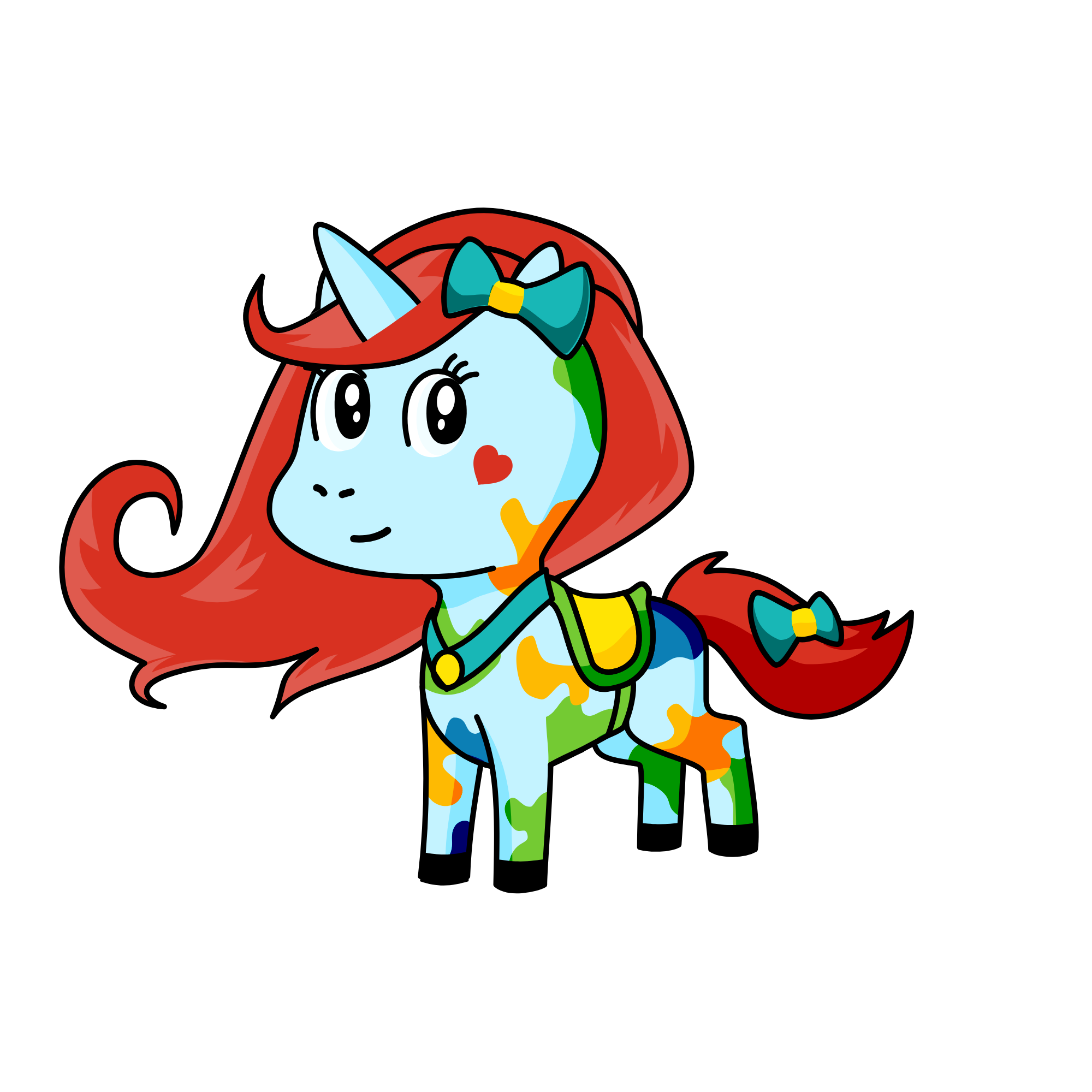 sally from the nightmare before christmass, the unicorn