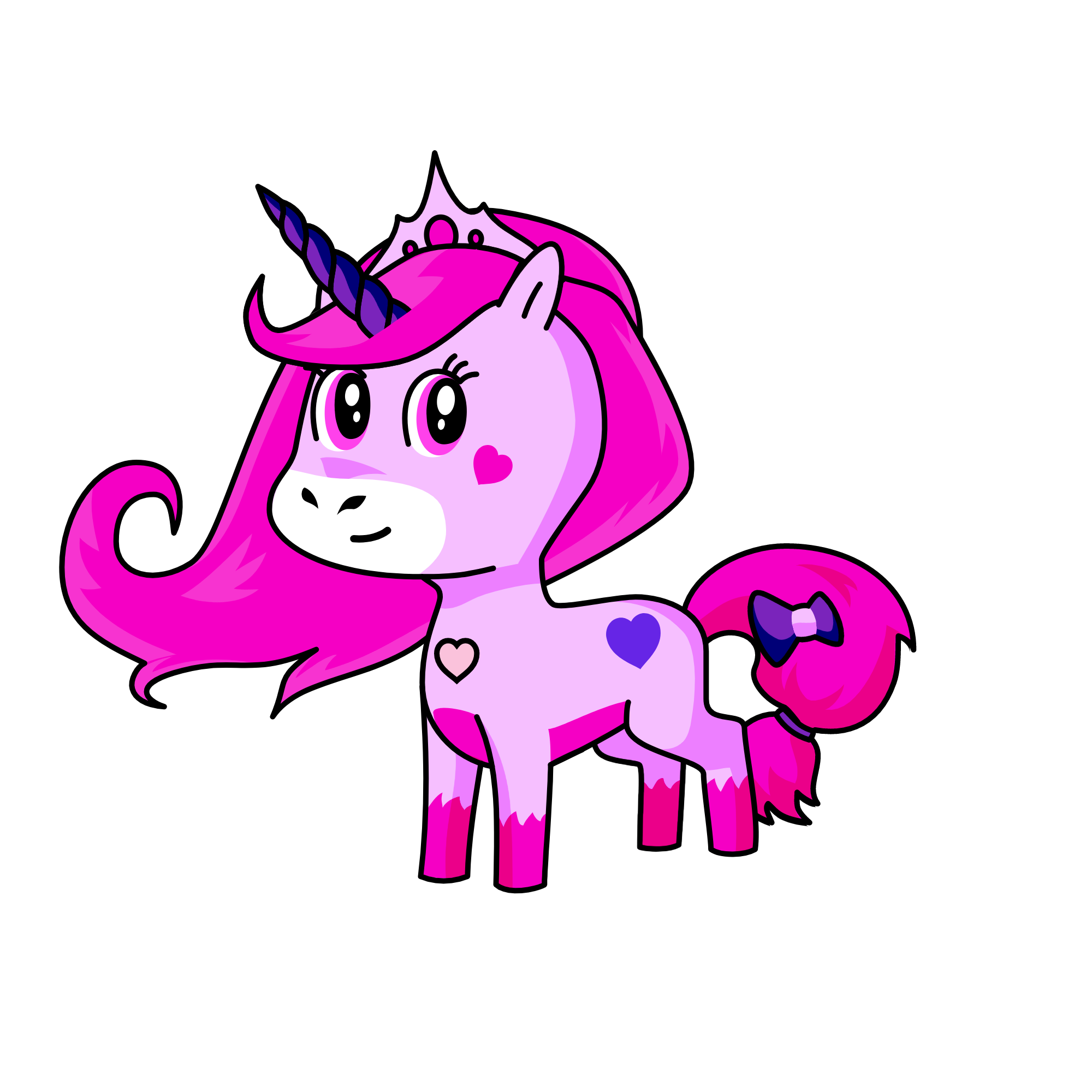 the spoiled brat who thinks she rules the world, the unicorn