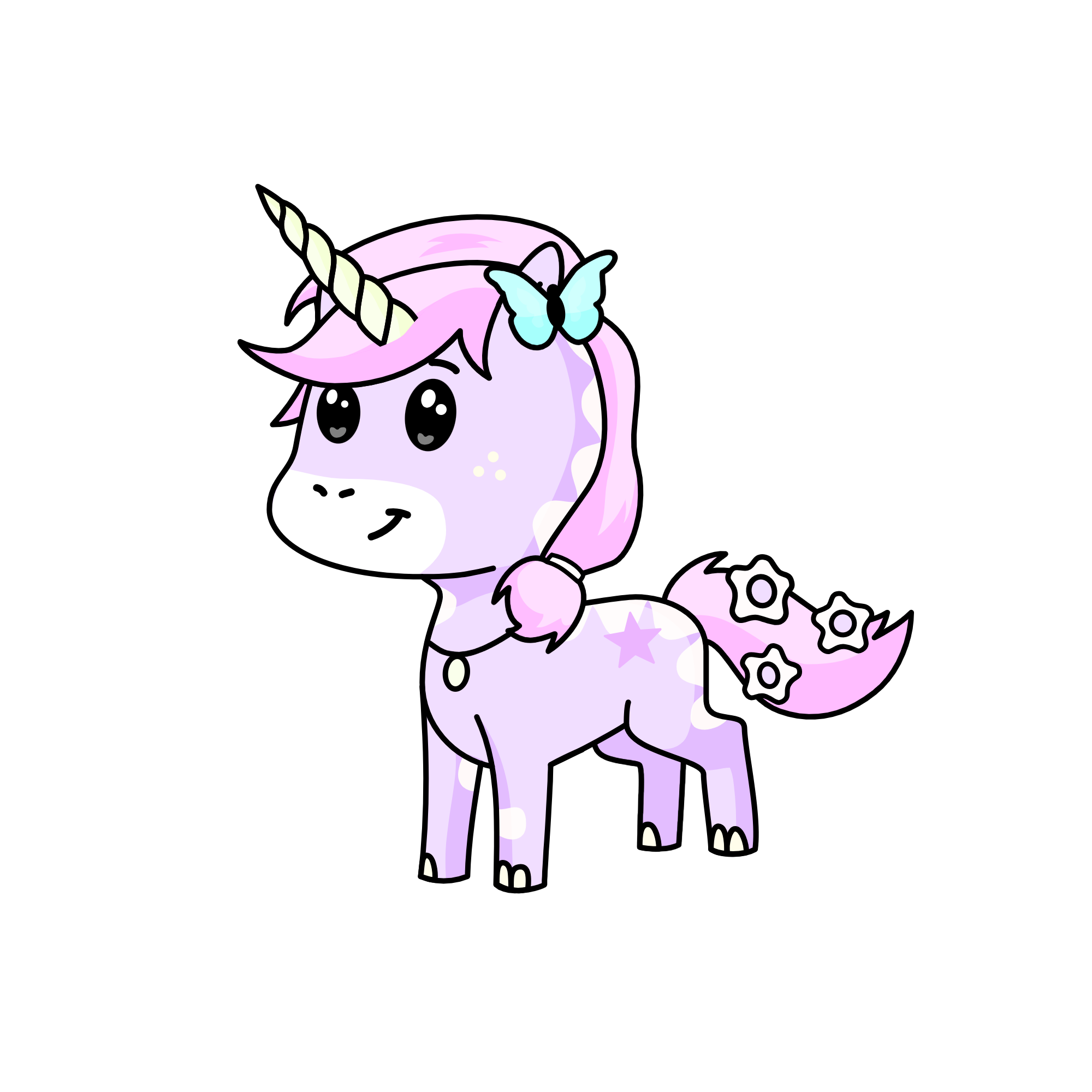 cotton cloud, the unicorn
