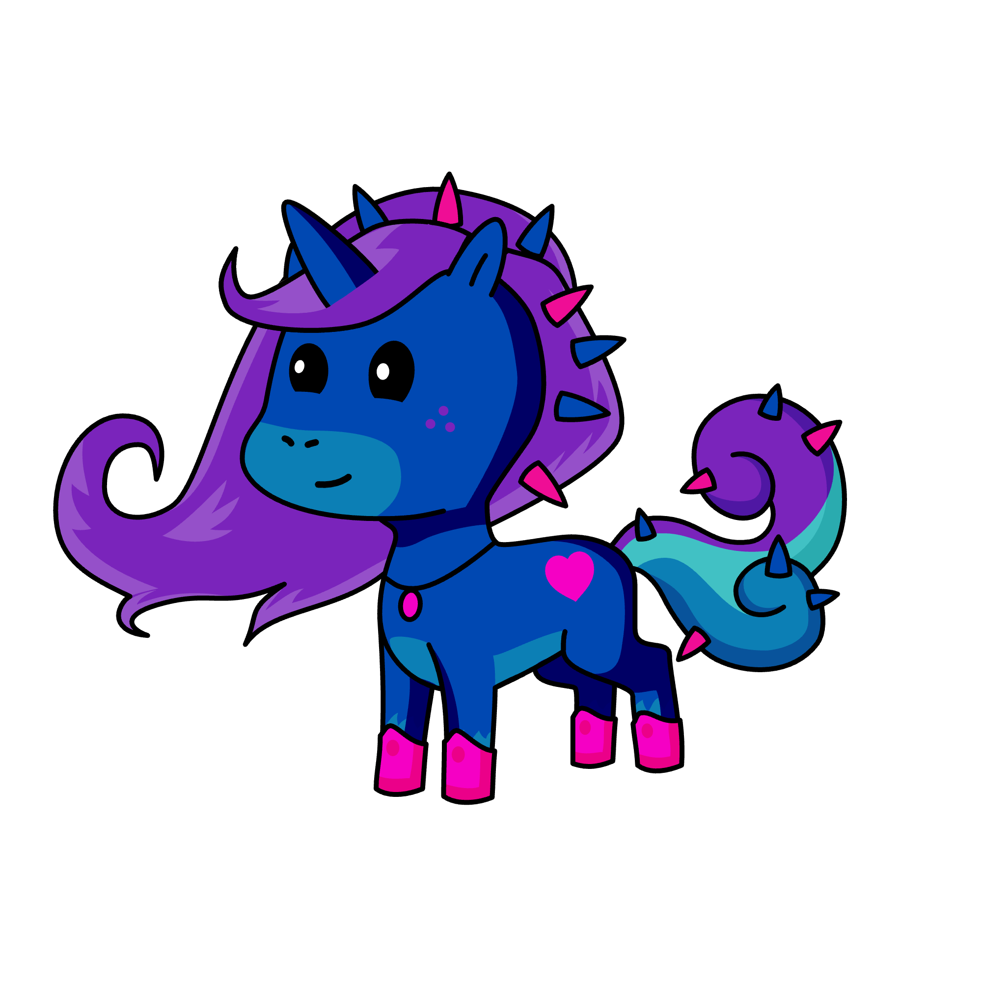 cool unicorn, the unicorn