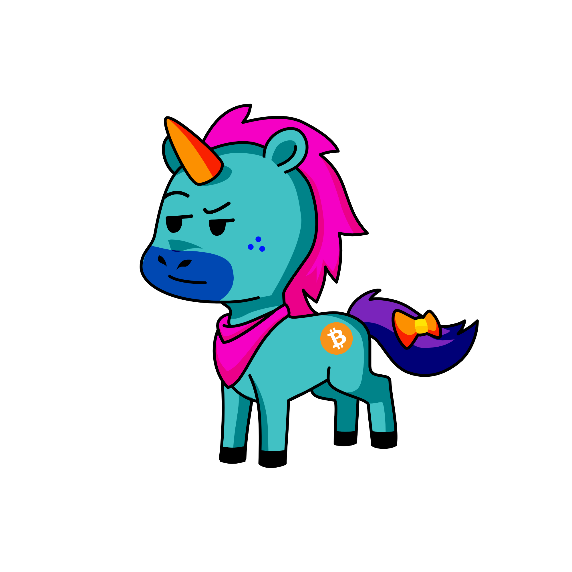 malin is een kip, the unicorn
