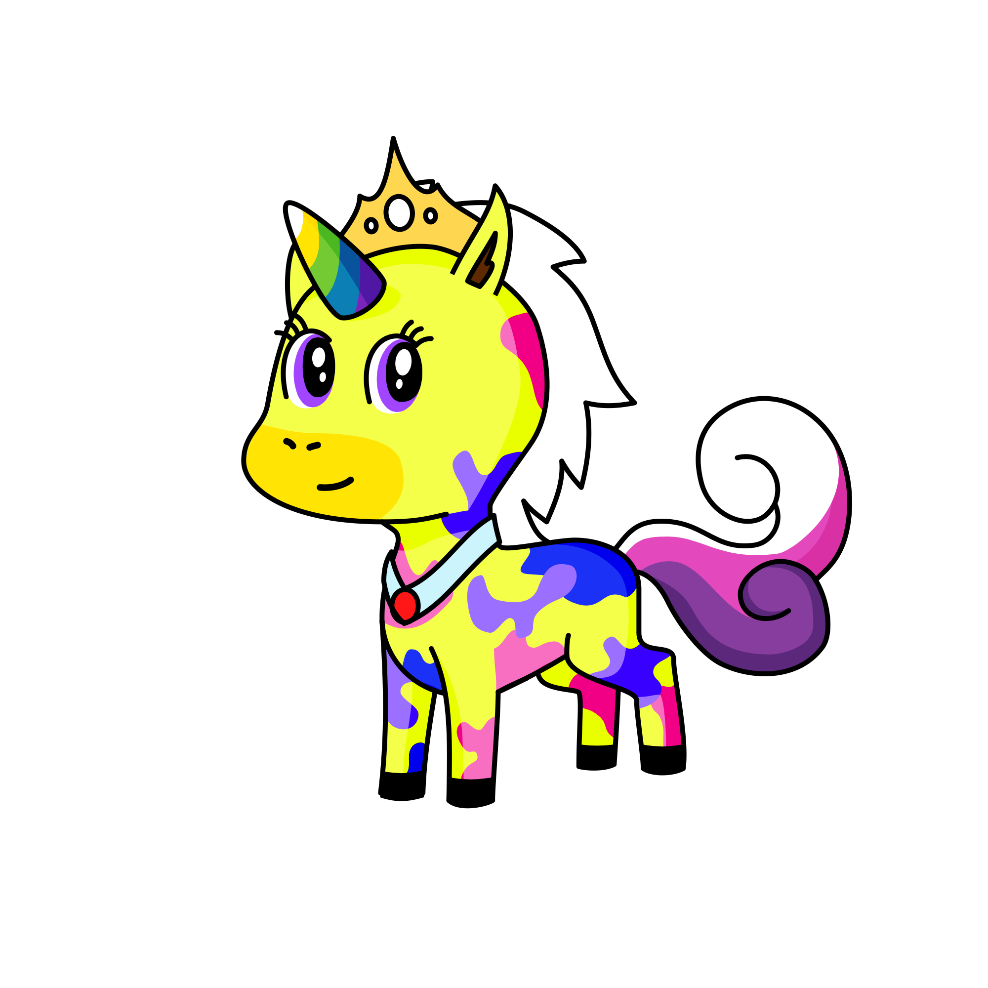 LOVEY, the unicorn