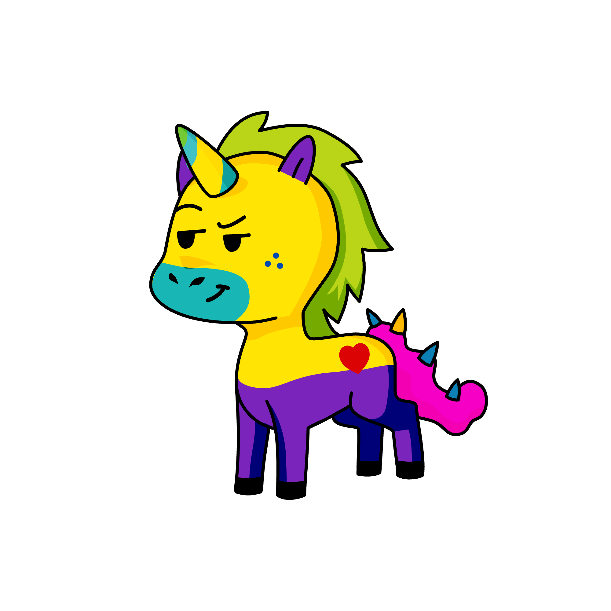 Yzxv, the unicorn