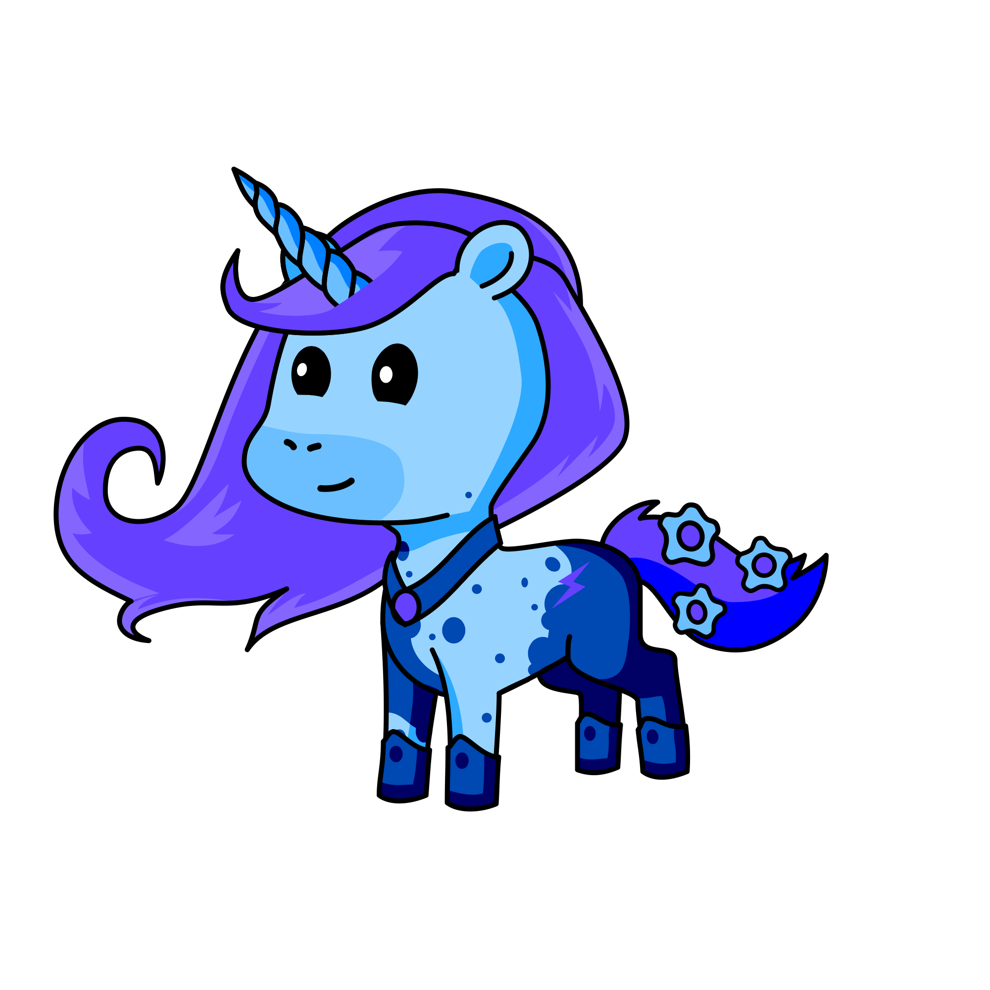 Boom boom, the unicorn