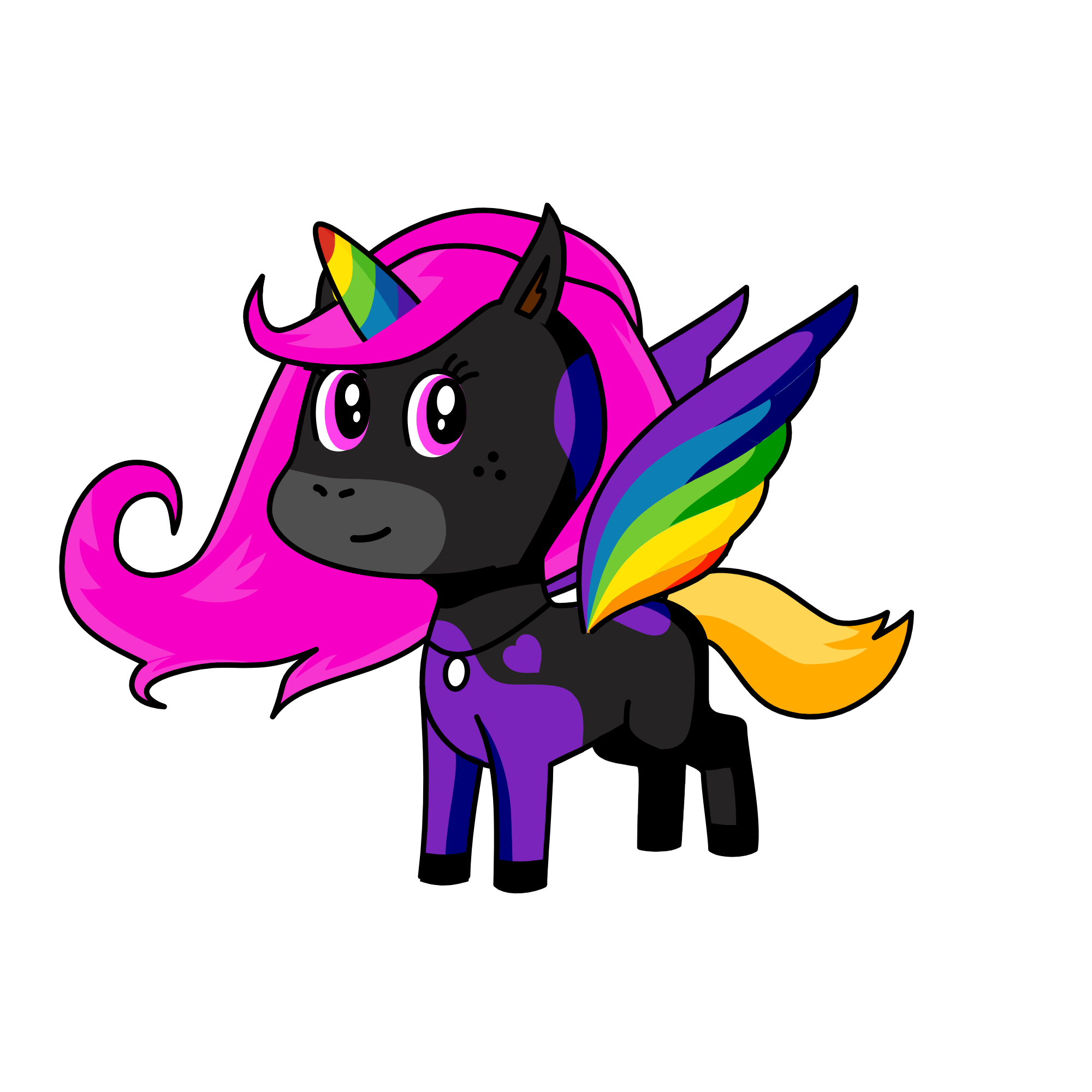 Fladrie, the unicorn