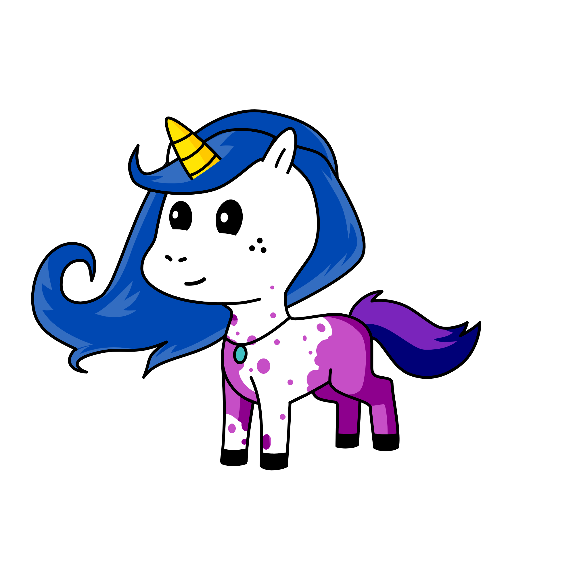 Galaxy, the unicorn