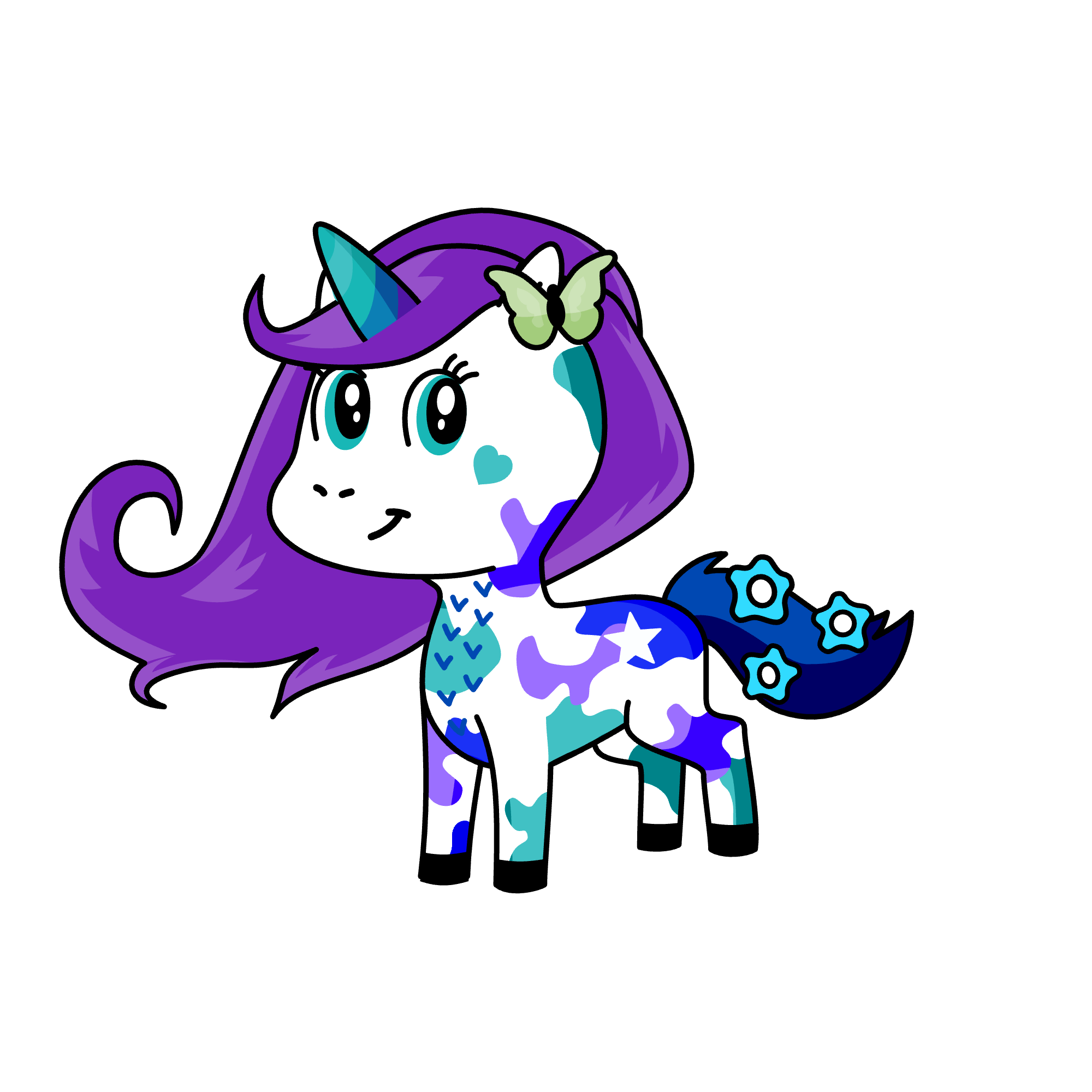 Paint Splash, the unicorn
