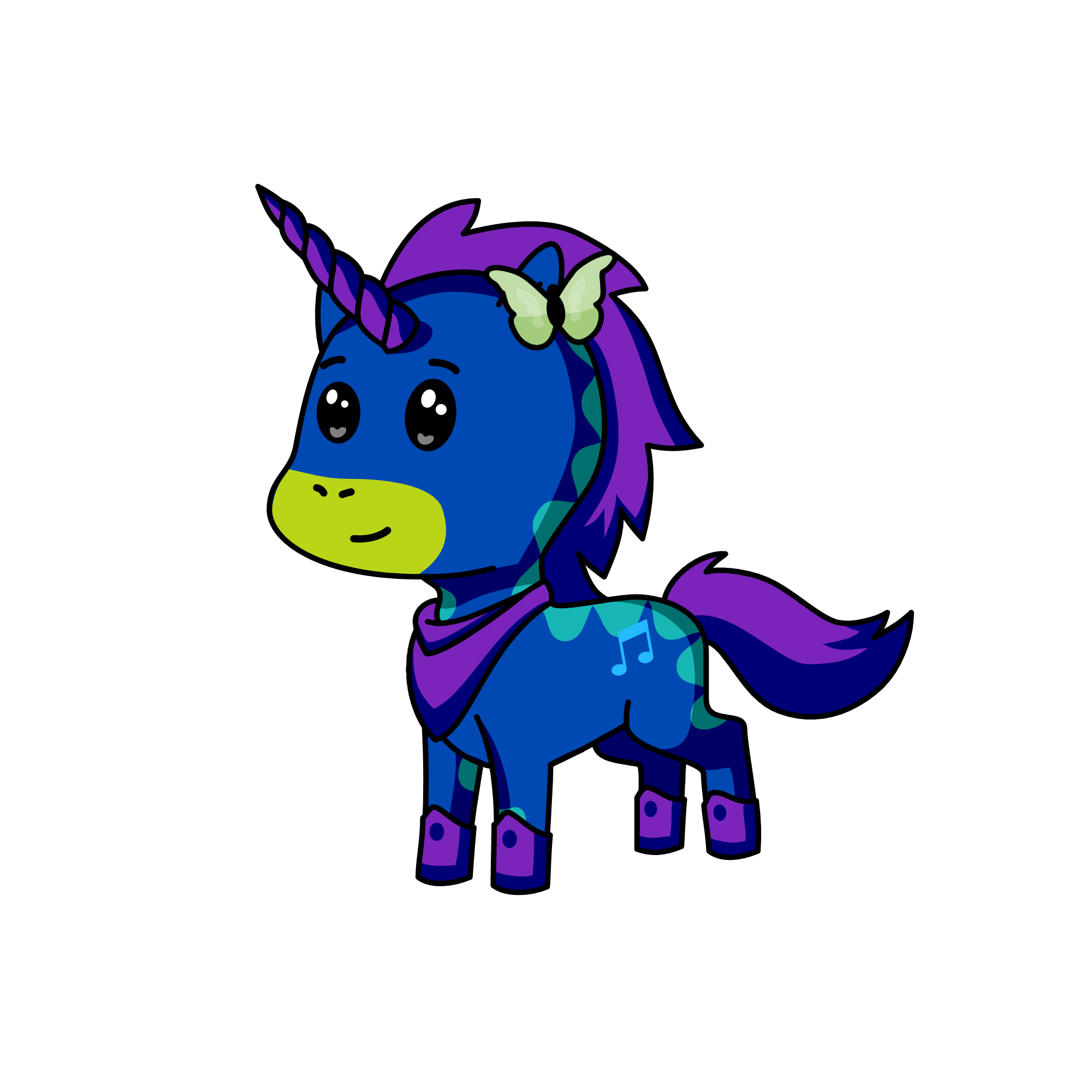 cool, the unicorn
