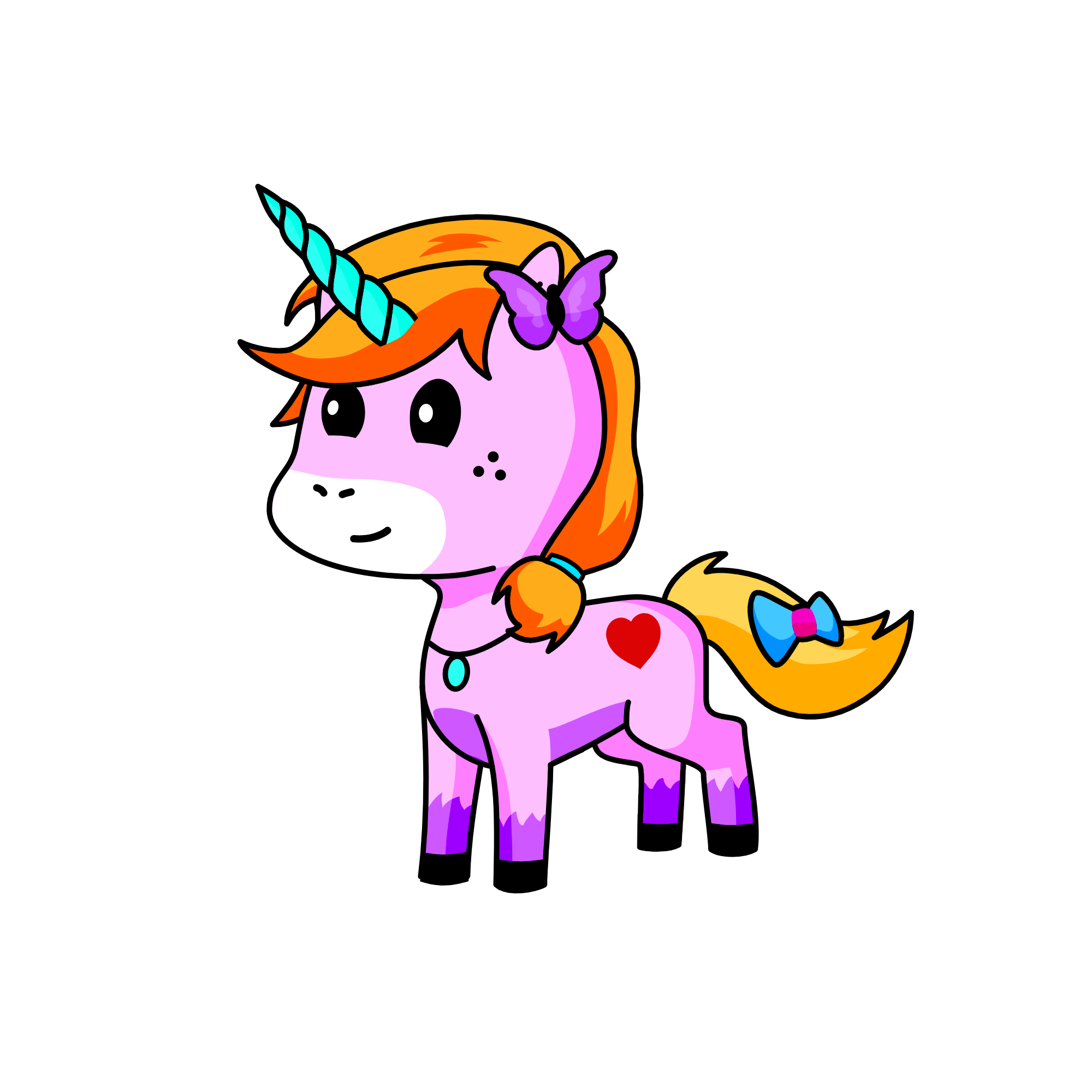Cutie, the unicorn