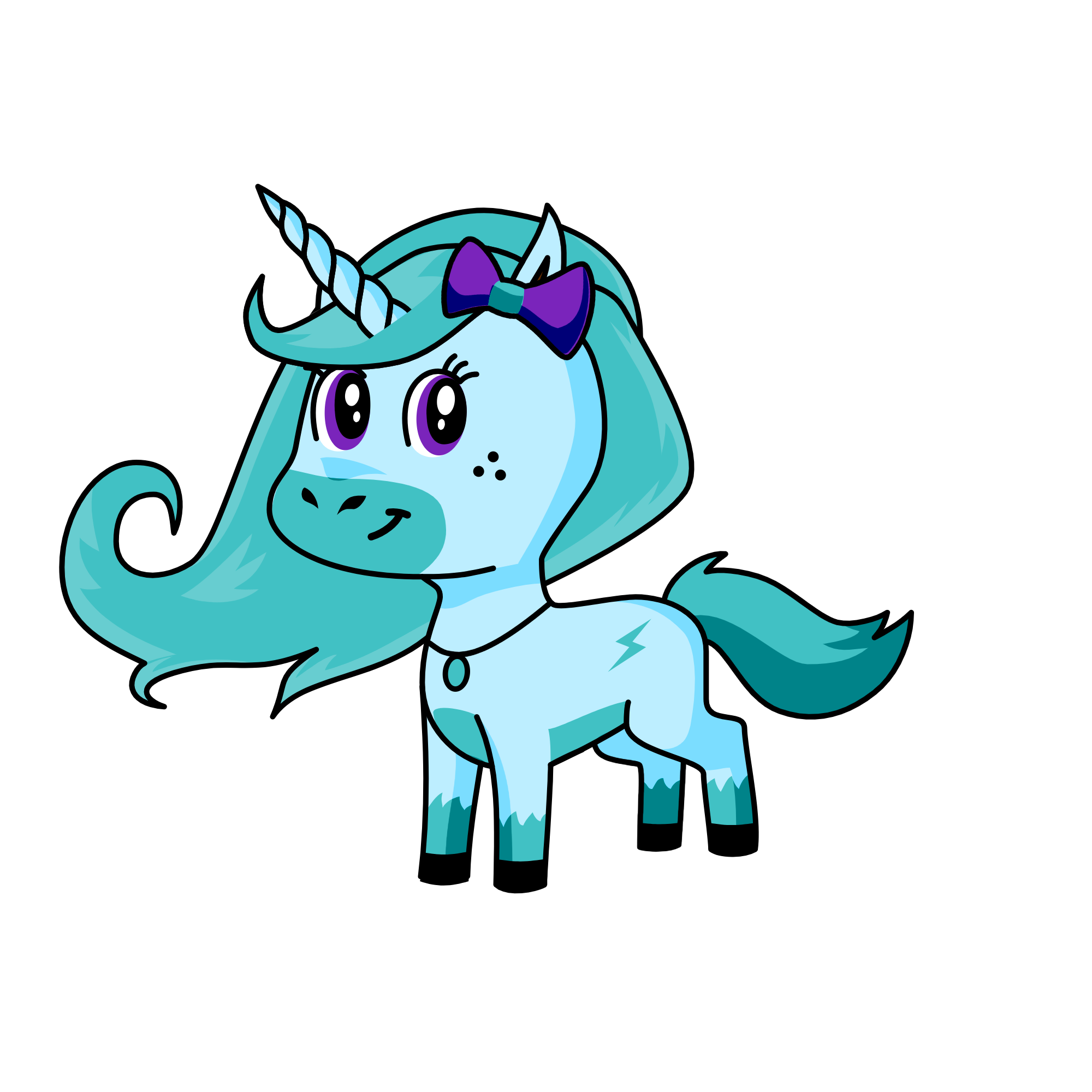 Ice, the unicorn