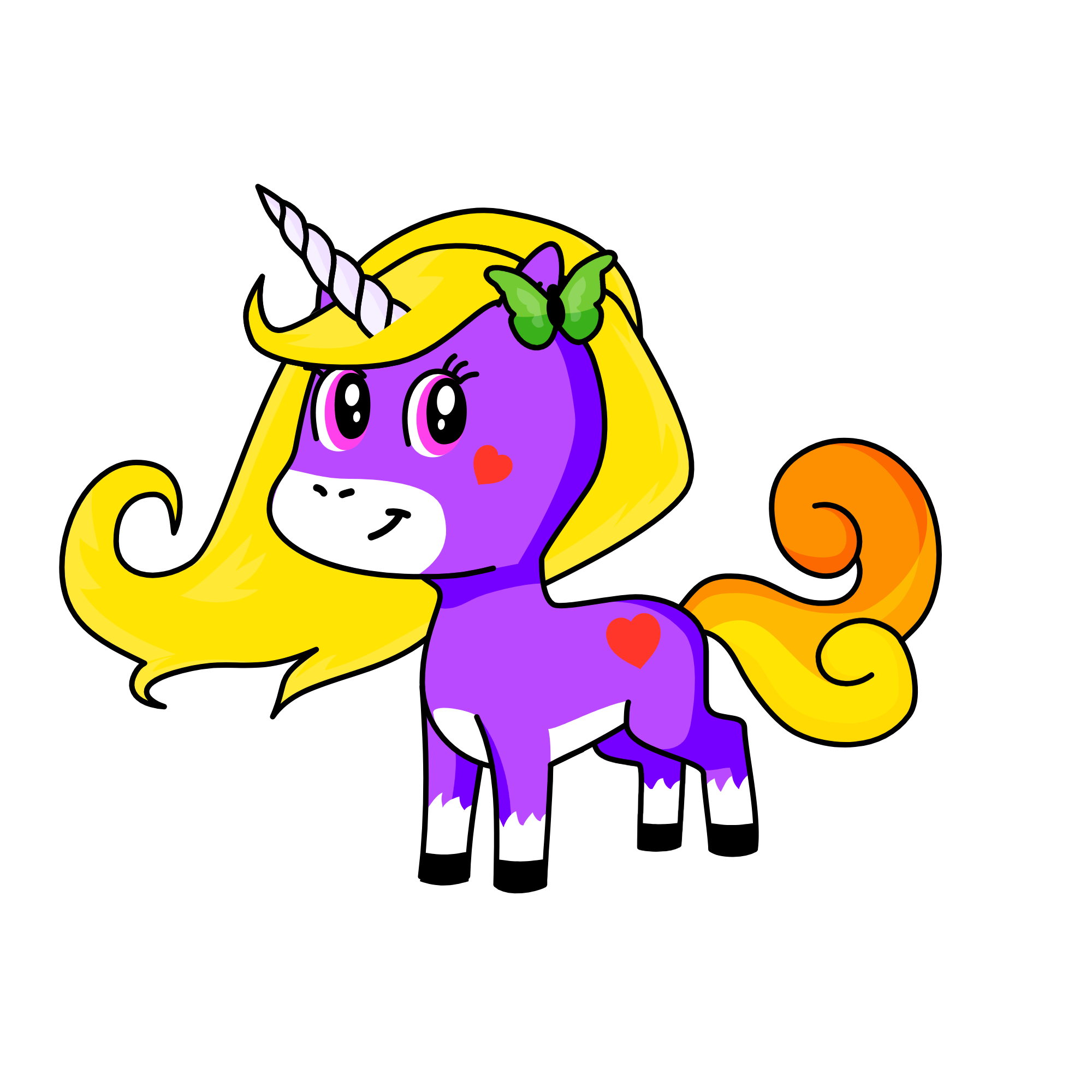 Dalia, the unicorn