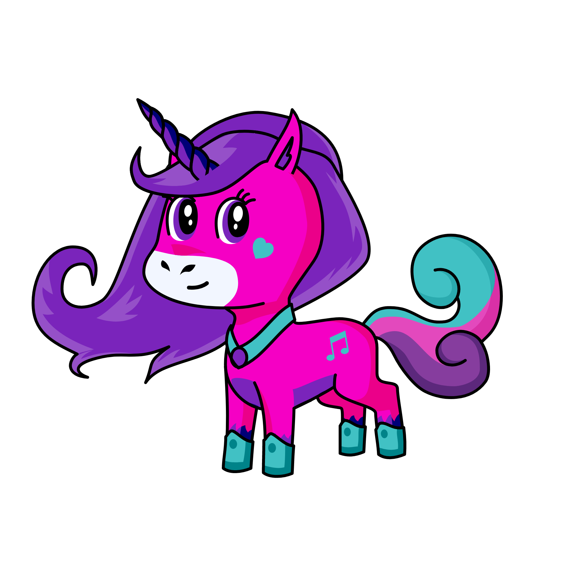 Mirai, the unicorn