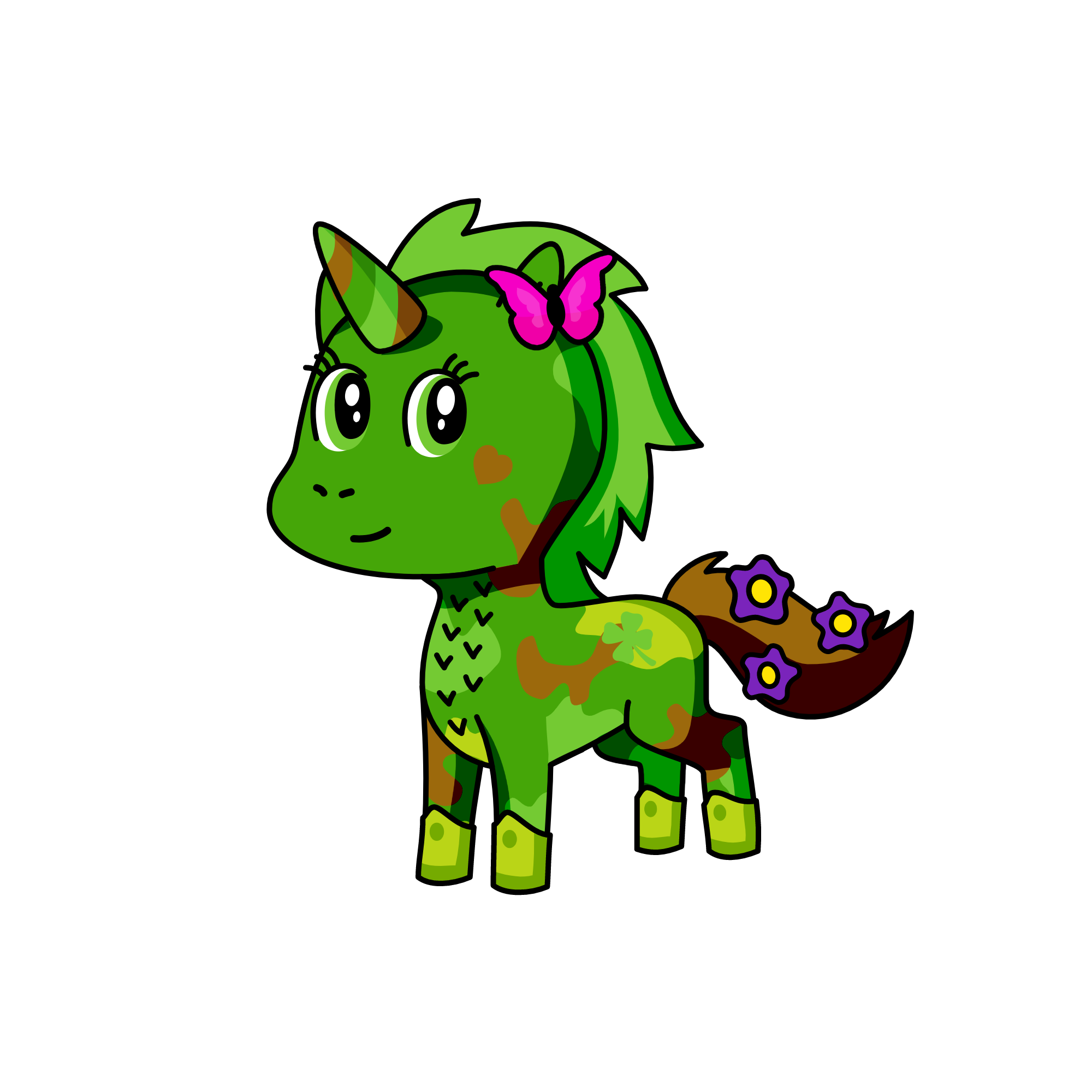 wild pony, the unicorn