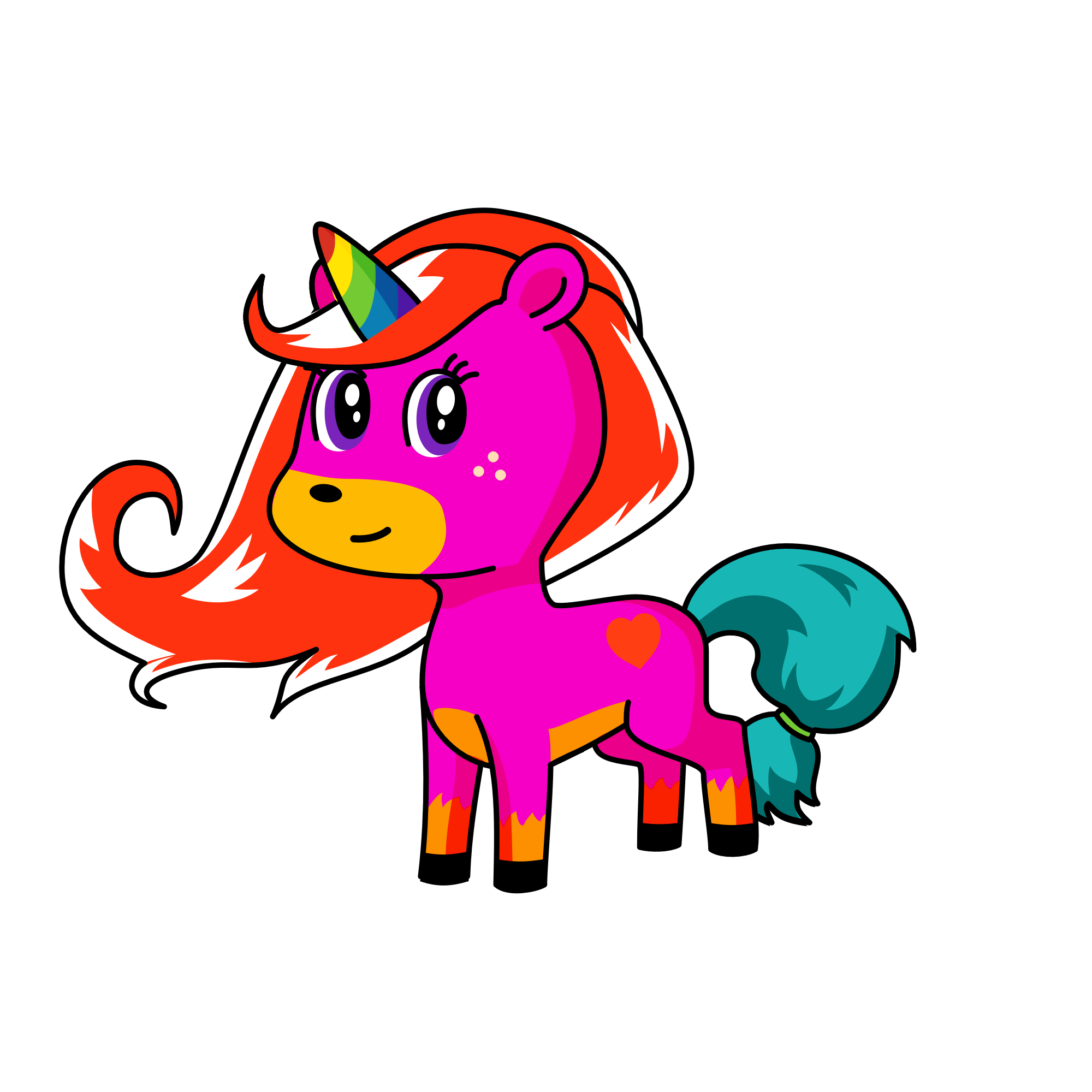 sparkles, the unicorn