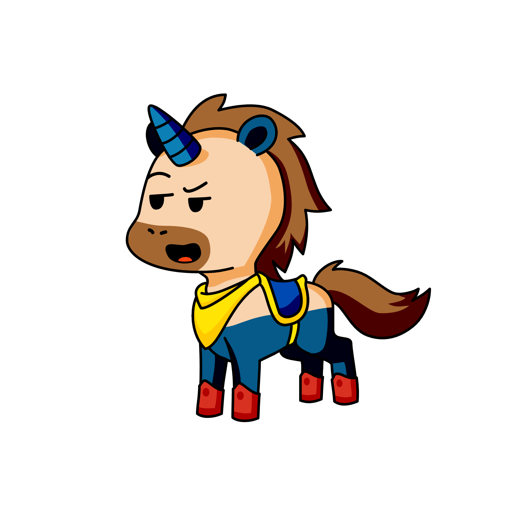 Dad, the unicorn