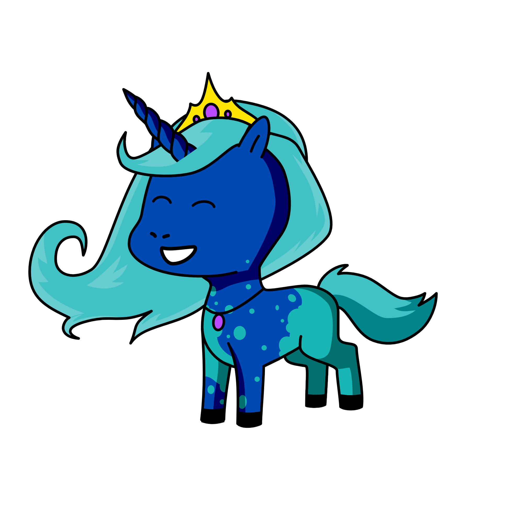 Nightmare Moon, the unicorn