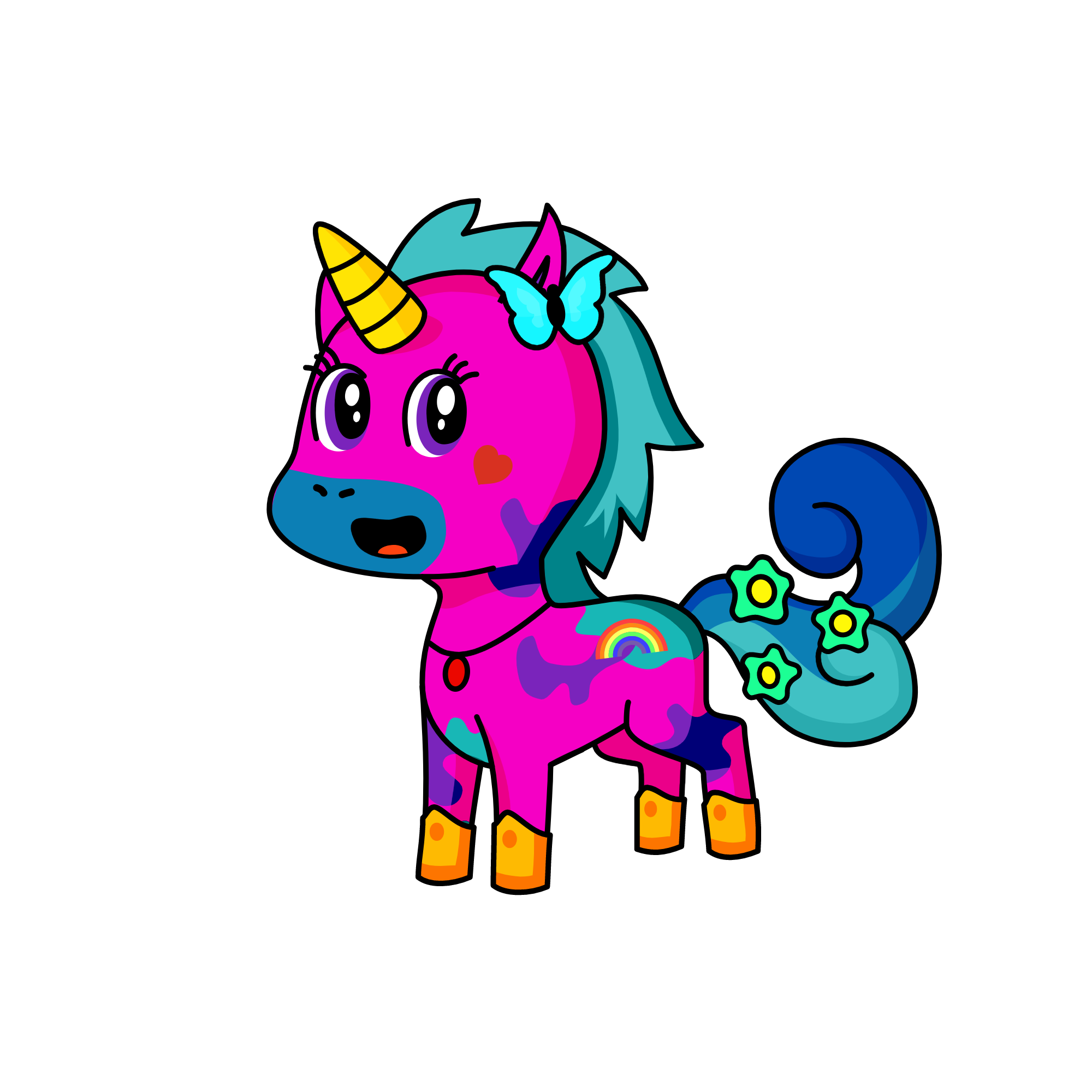 sparkles, the unicorn