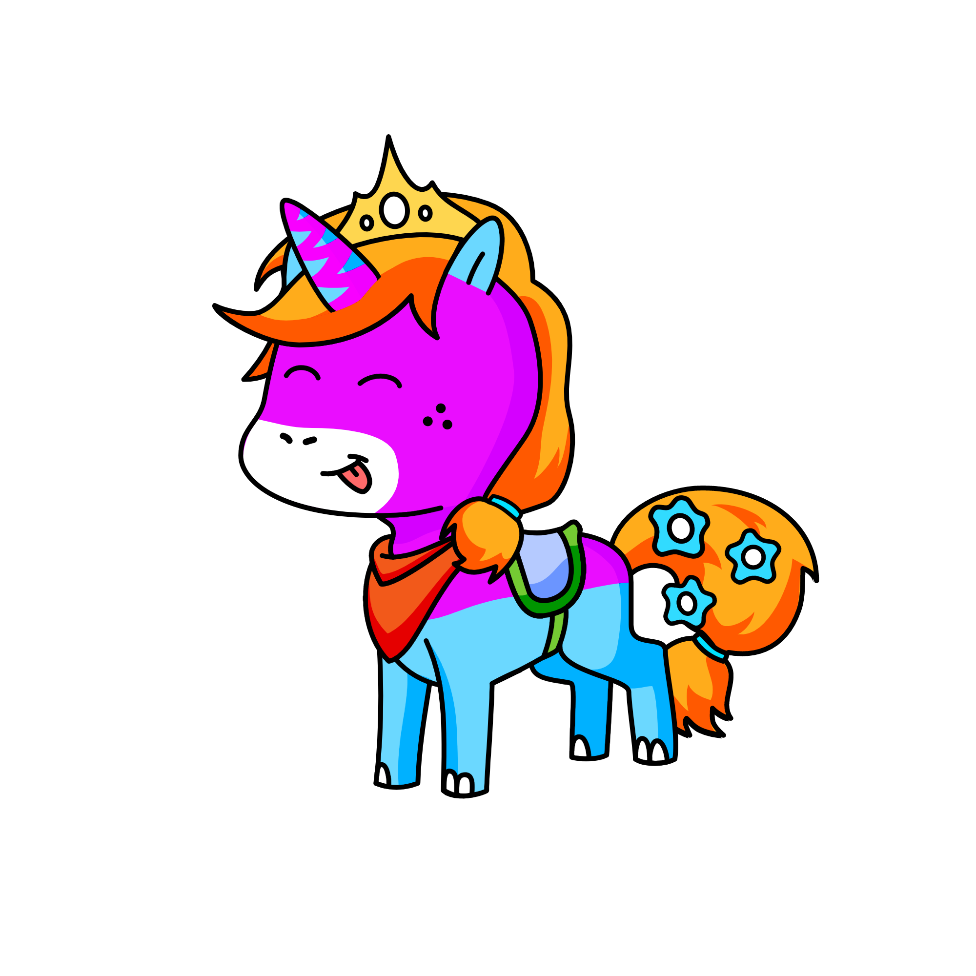 meow, the unicorn