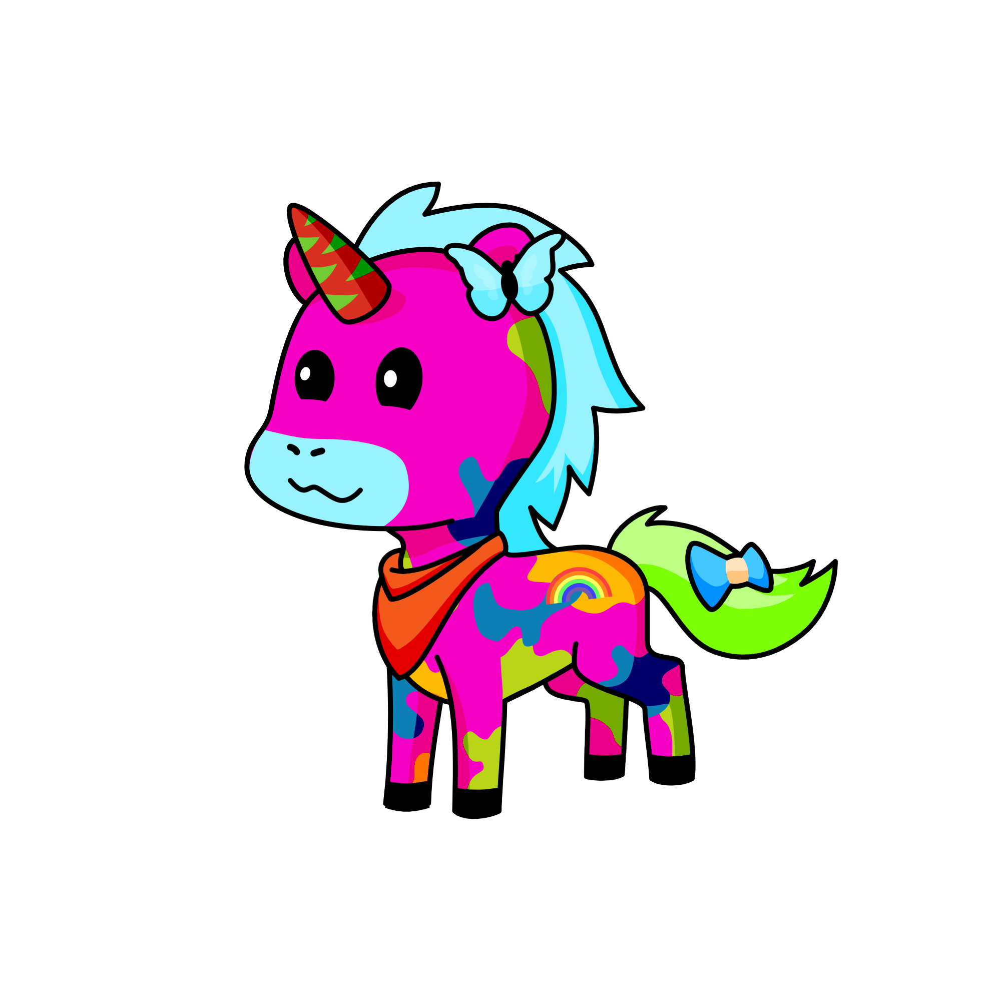 Painting , the unicorn