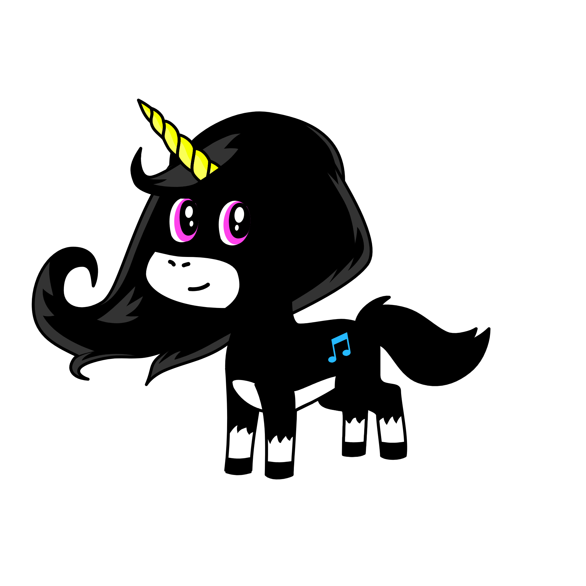 Music, the unicorn