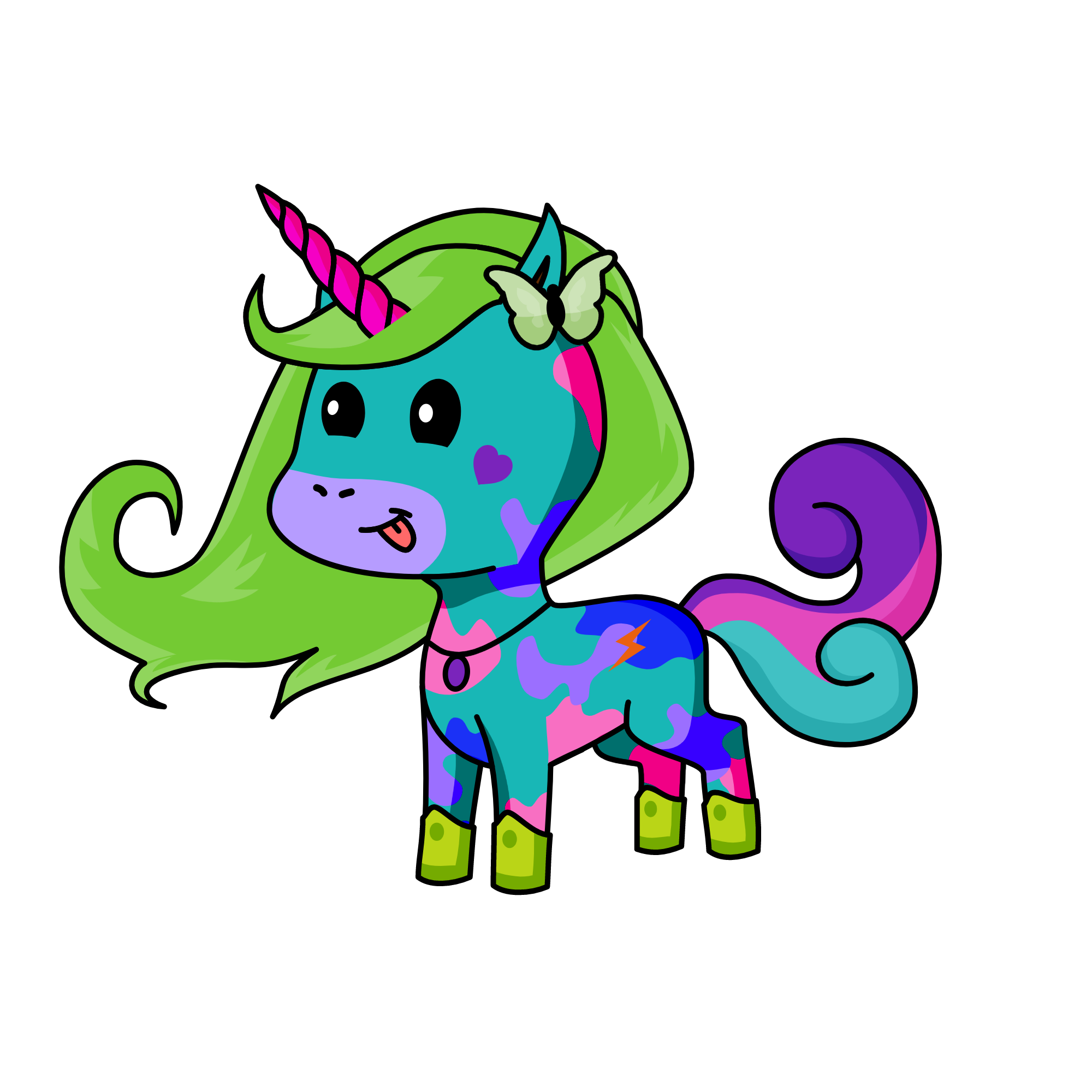 lucky, the unicorn