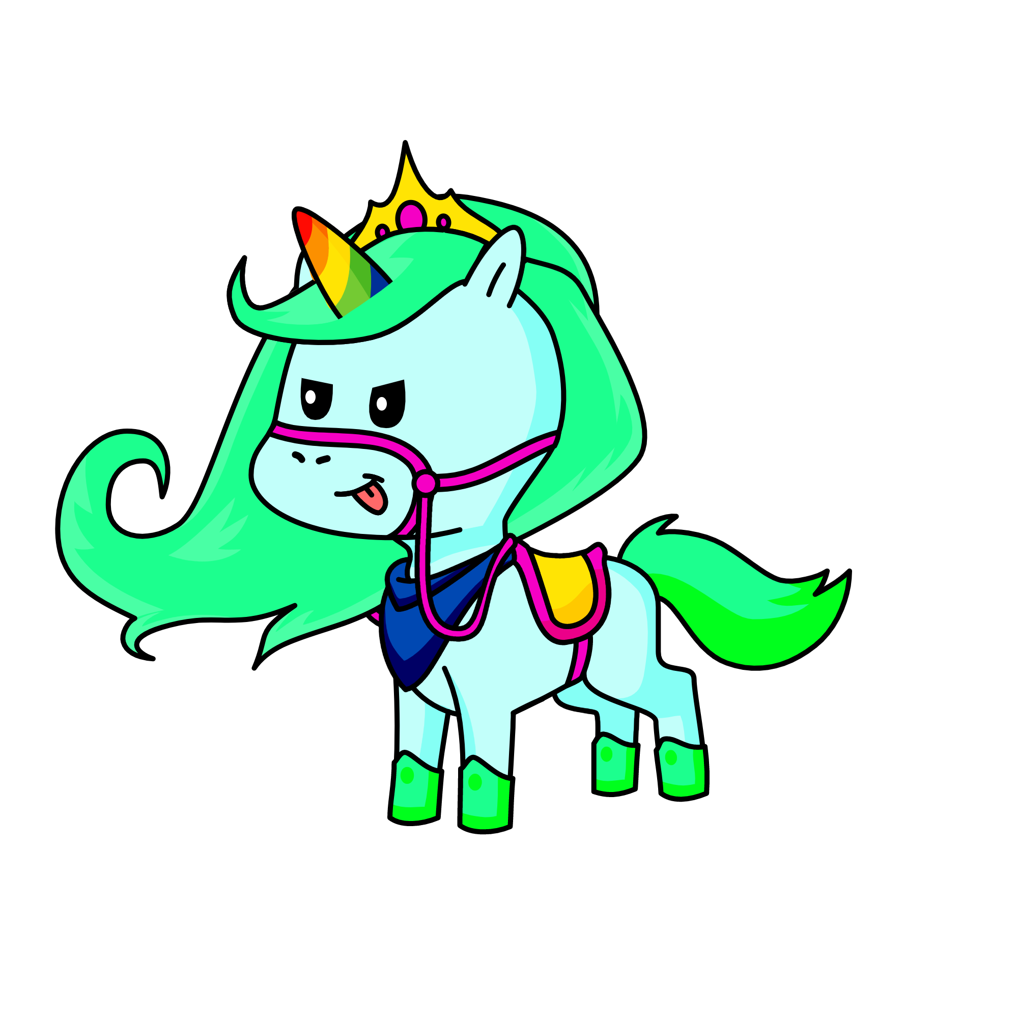 bra, the unicorn