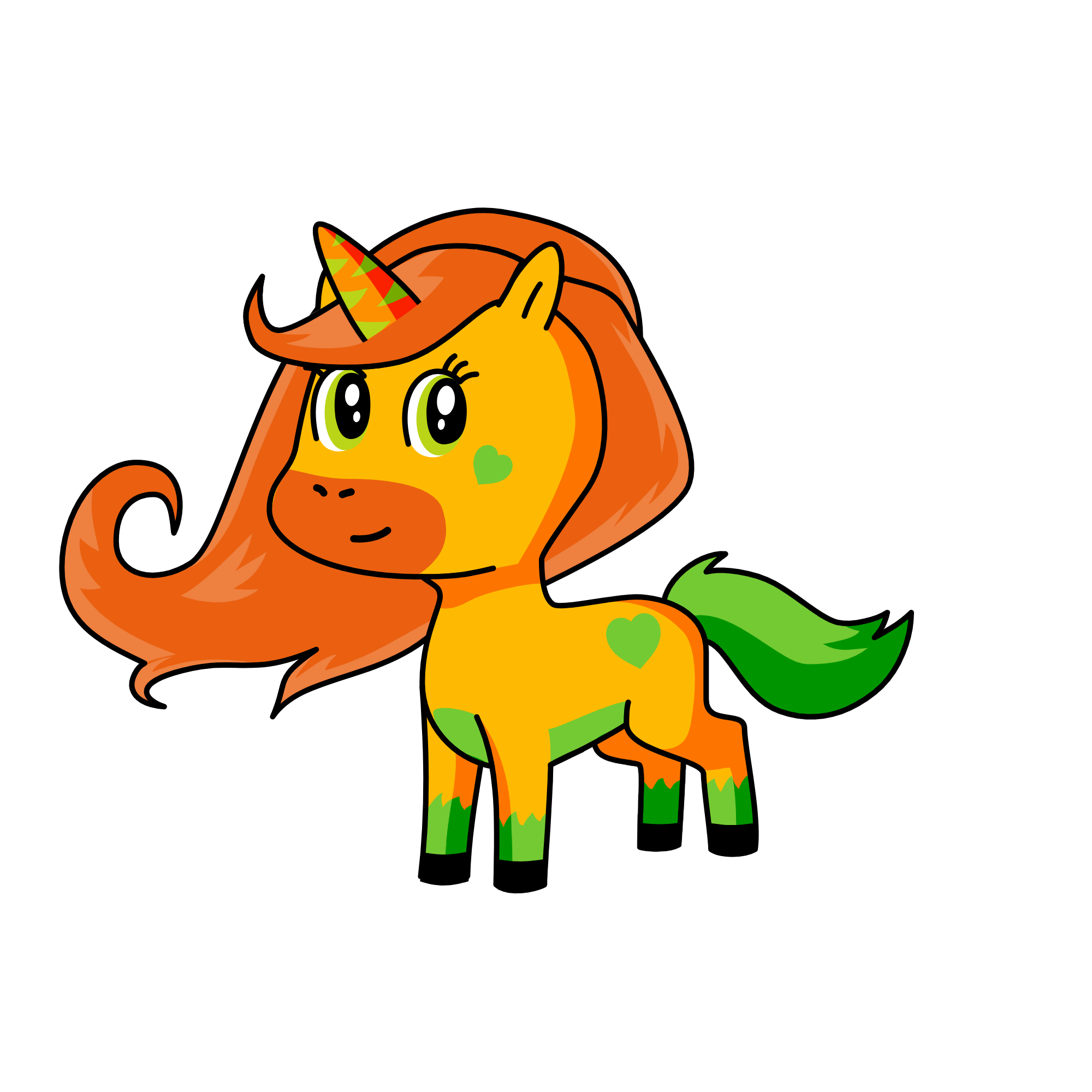 pumpkin, the unicorn