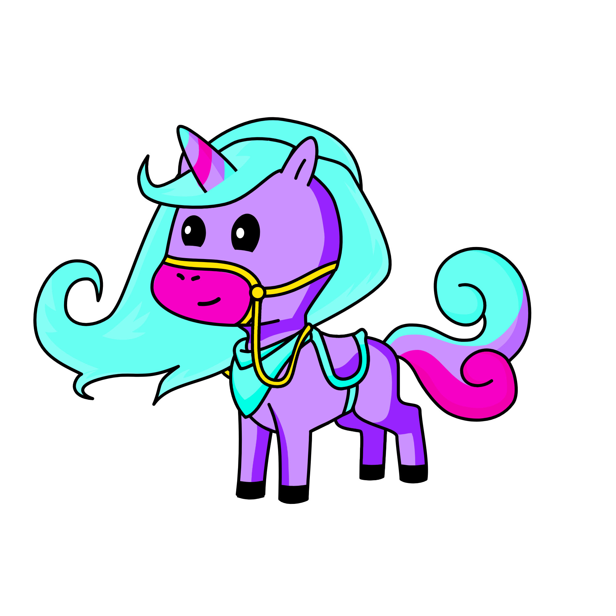 Winter, the unicorn