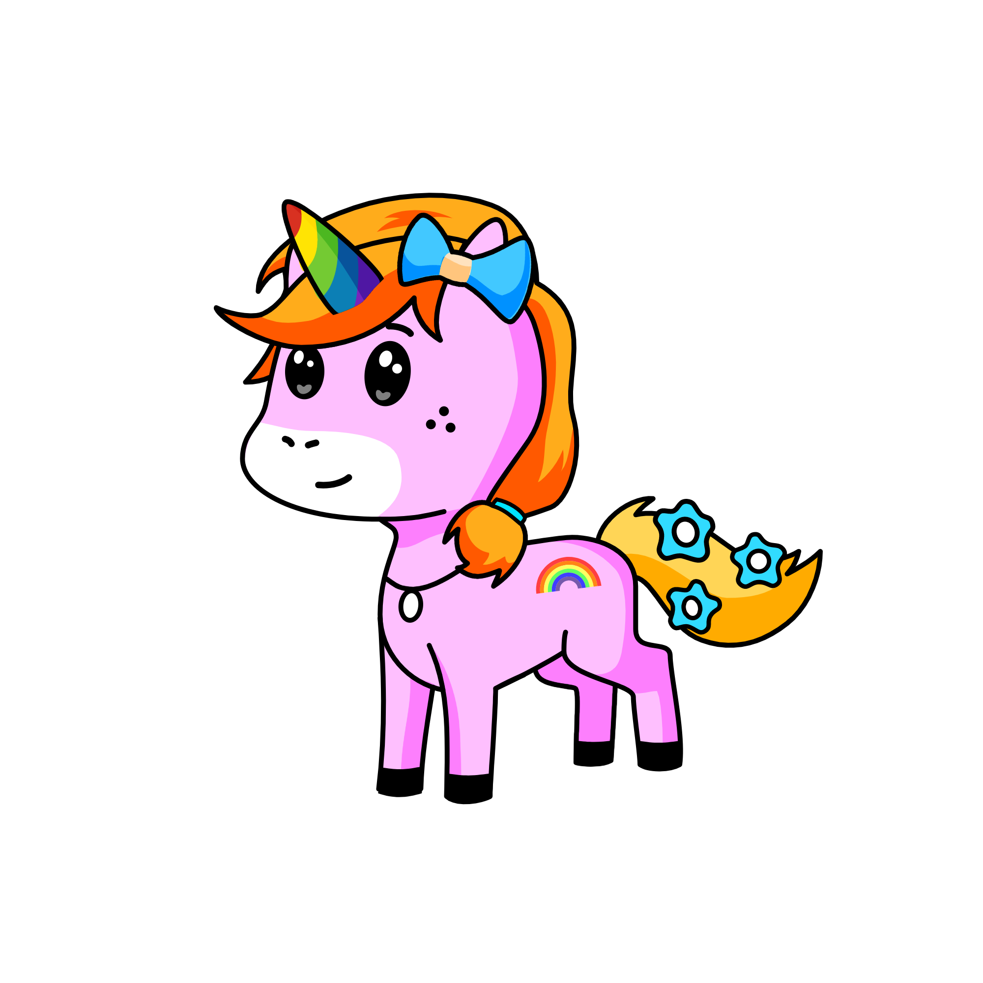 Cutie, the unicorn