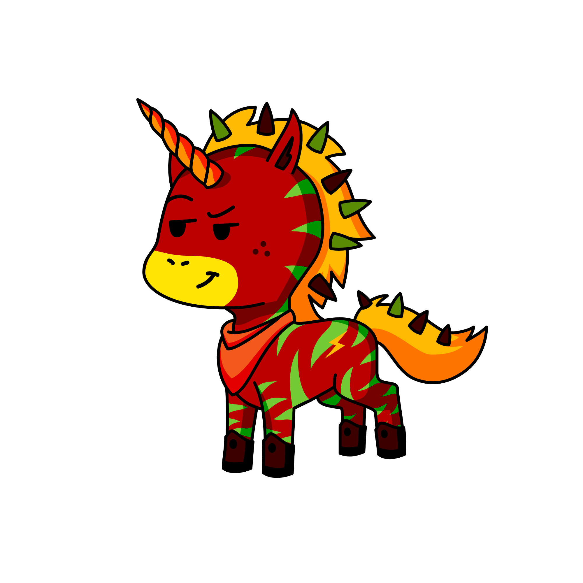 Covboy Girl, the unicorn