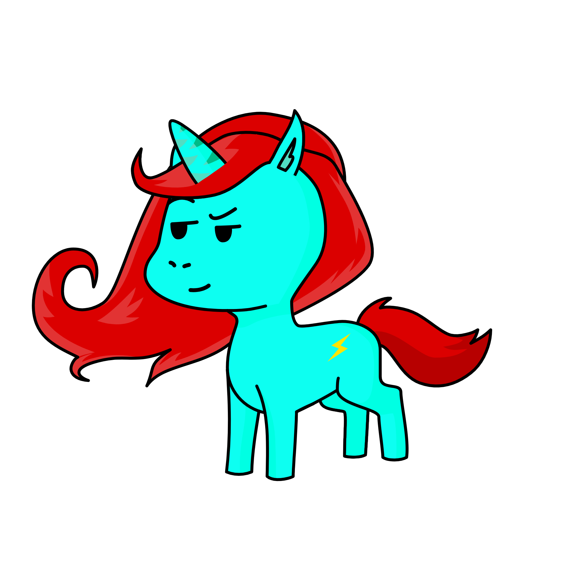 андайн, the unicorn