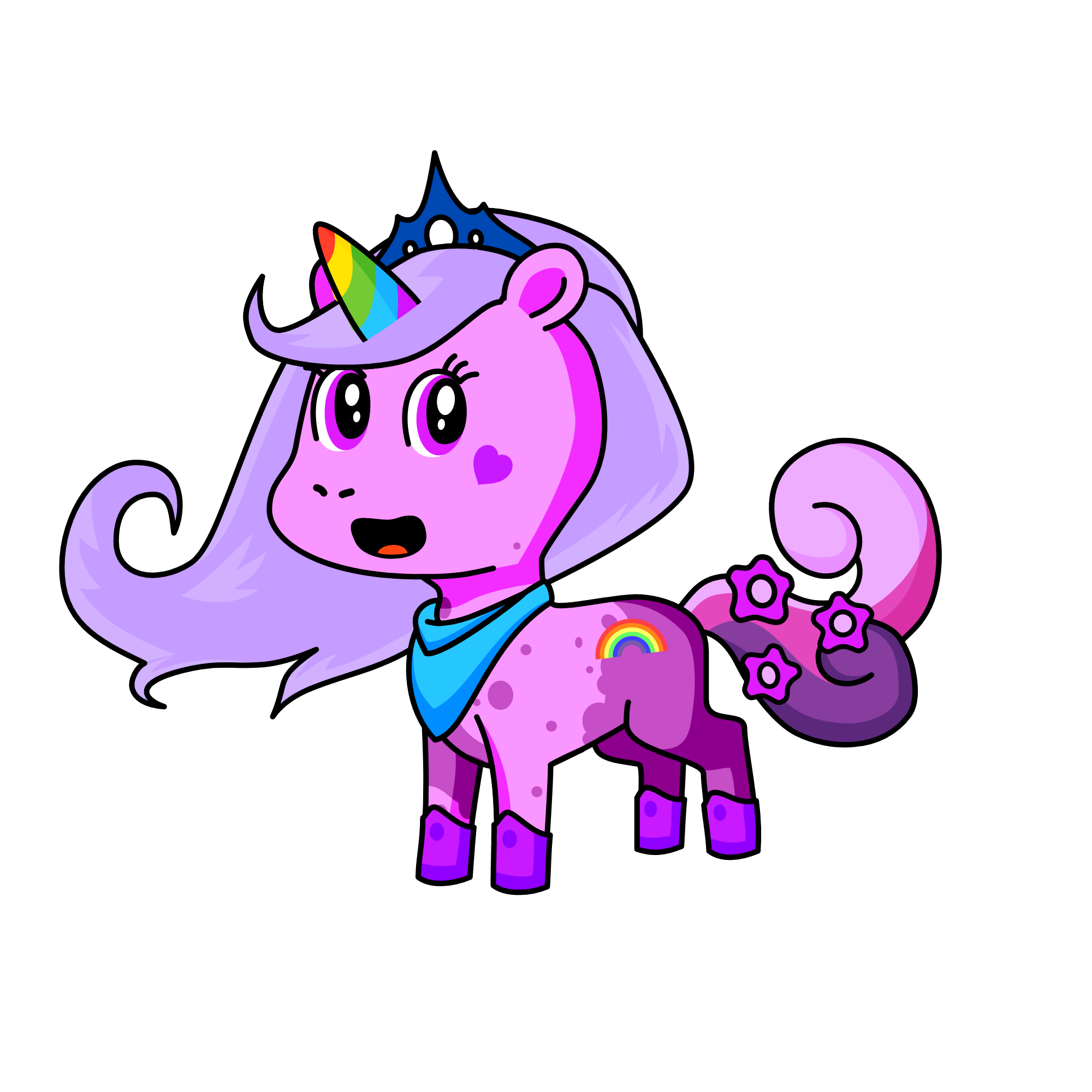 rainbow, the unicorn
