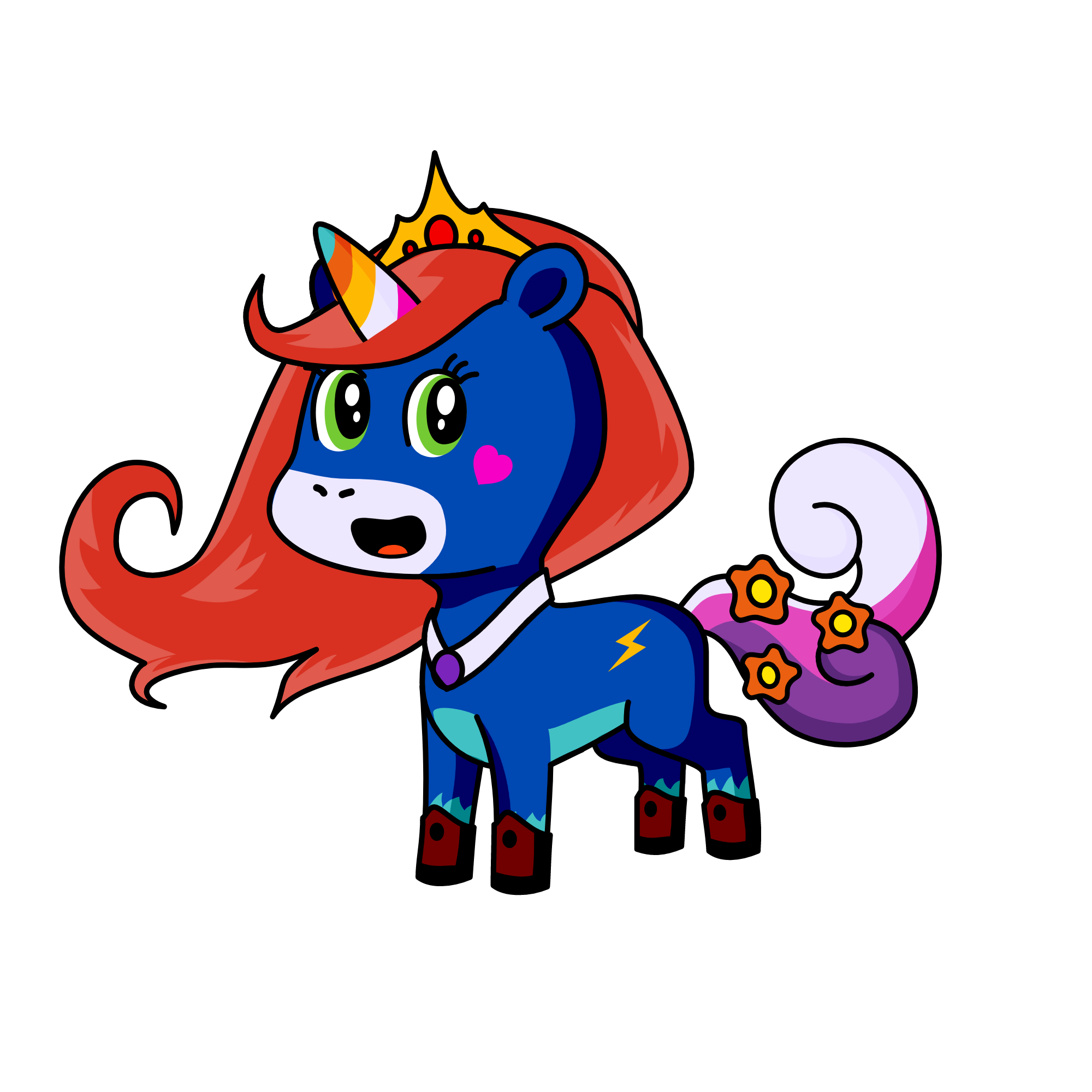Peg la mejor amiga, the unicorn