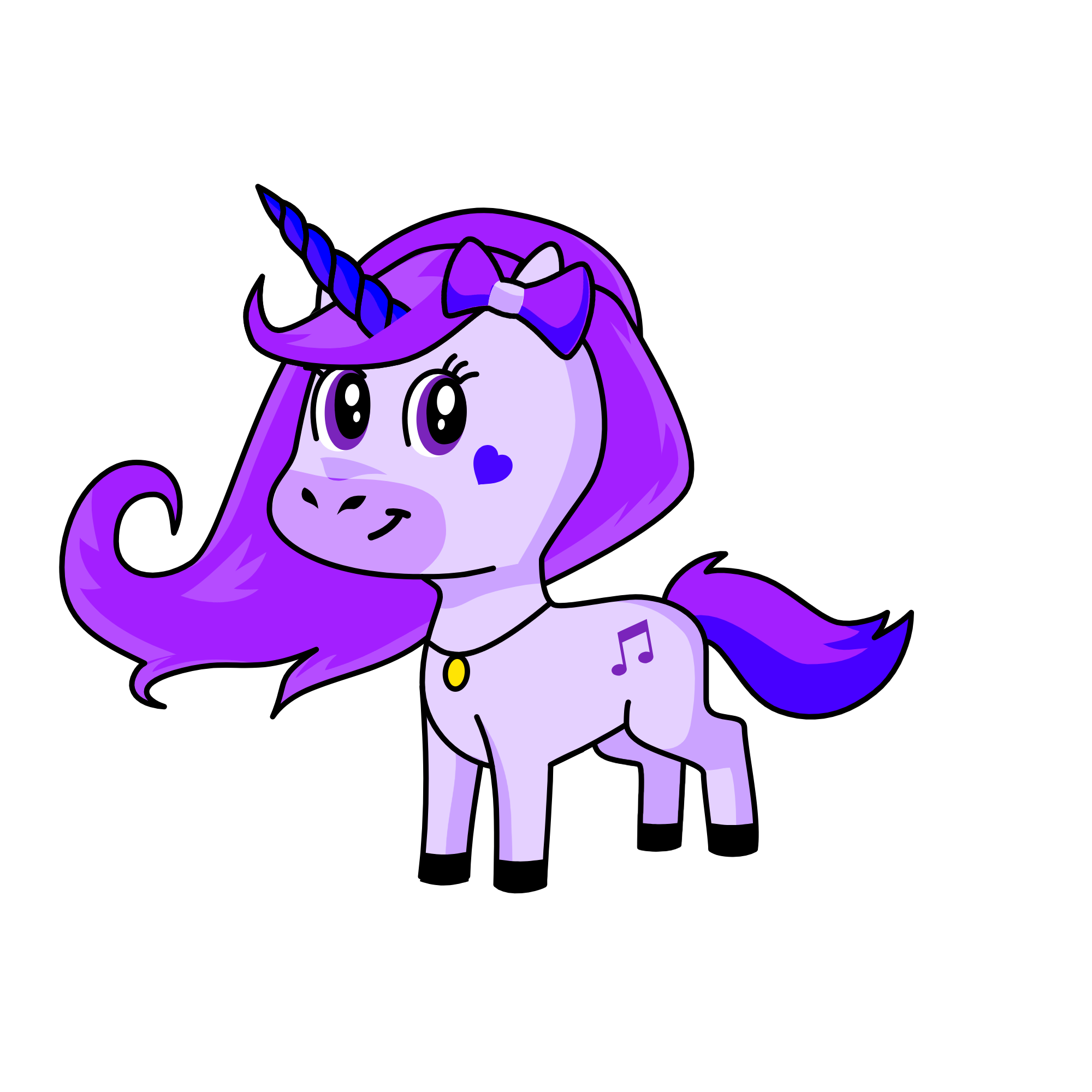 Destiny, the unicorn
