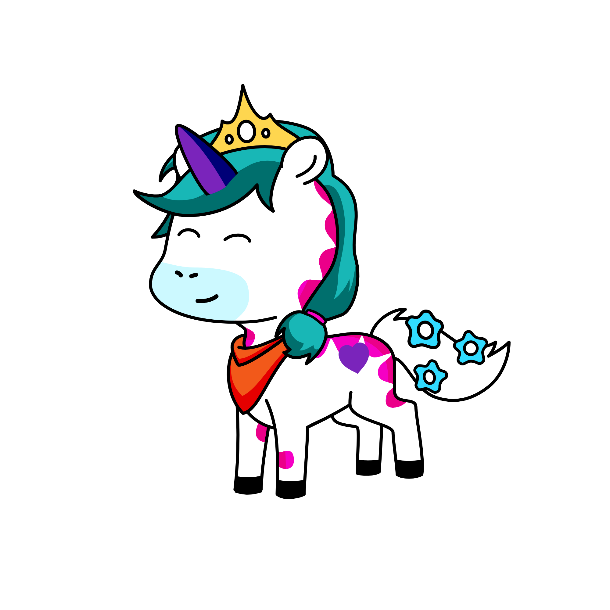 Princess Sunshine, the unicorn