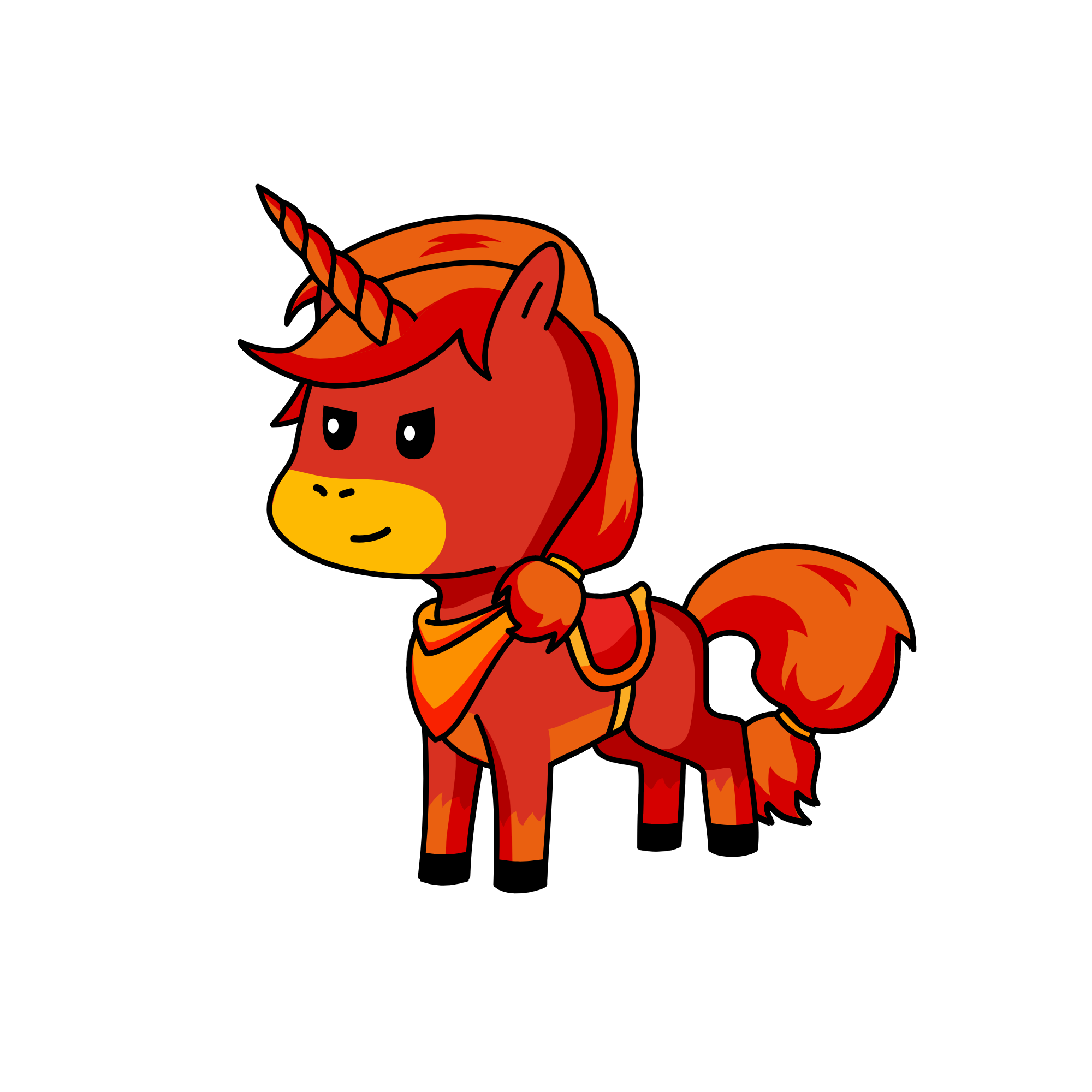 Flame, the unicorn
