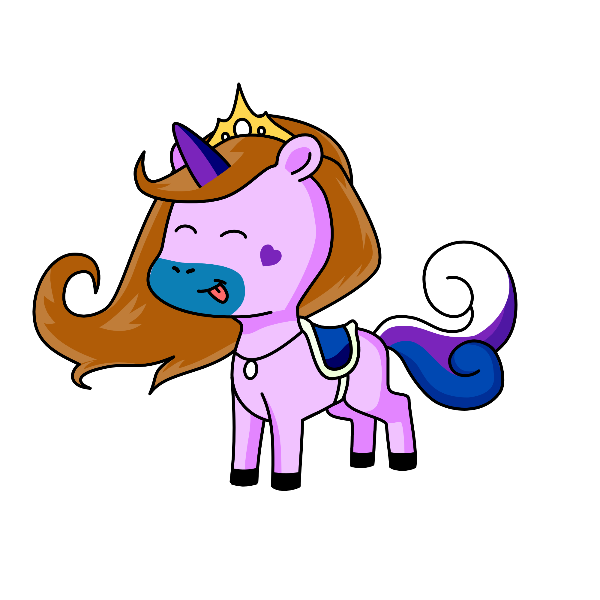 snow queen, the unicorn