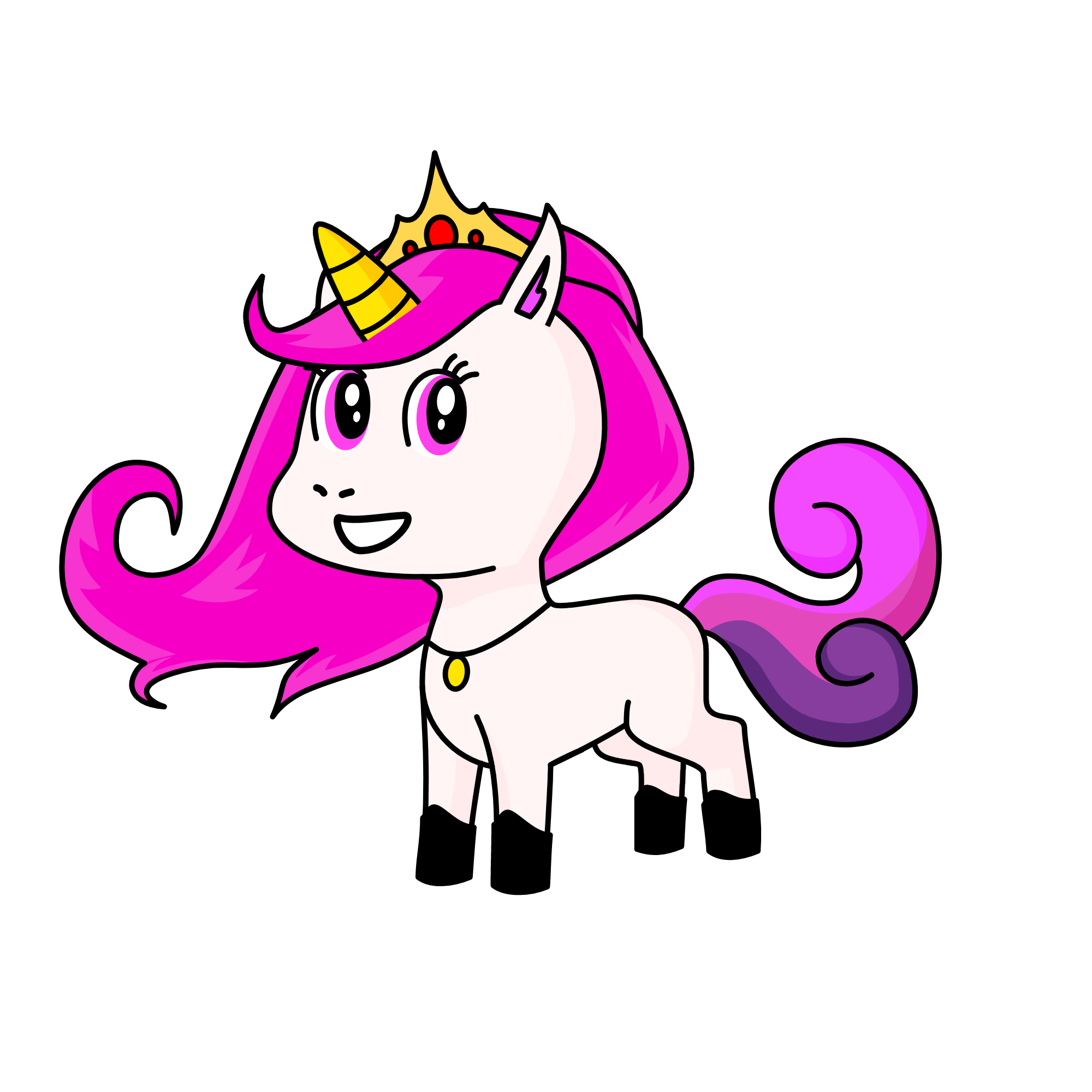 E, the unicorn
