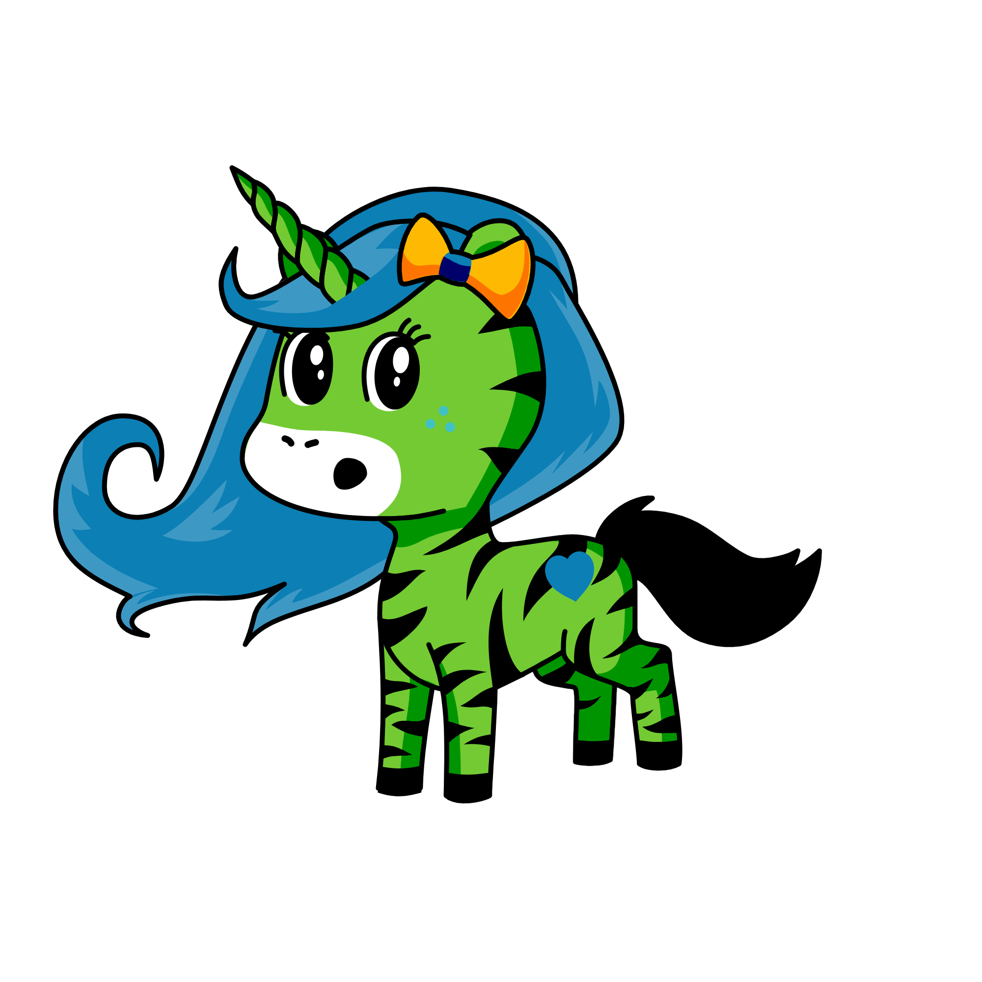 Zebbe, the unicorn